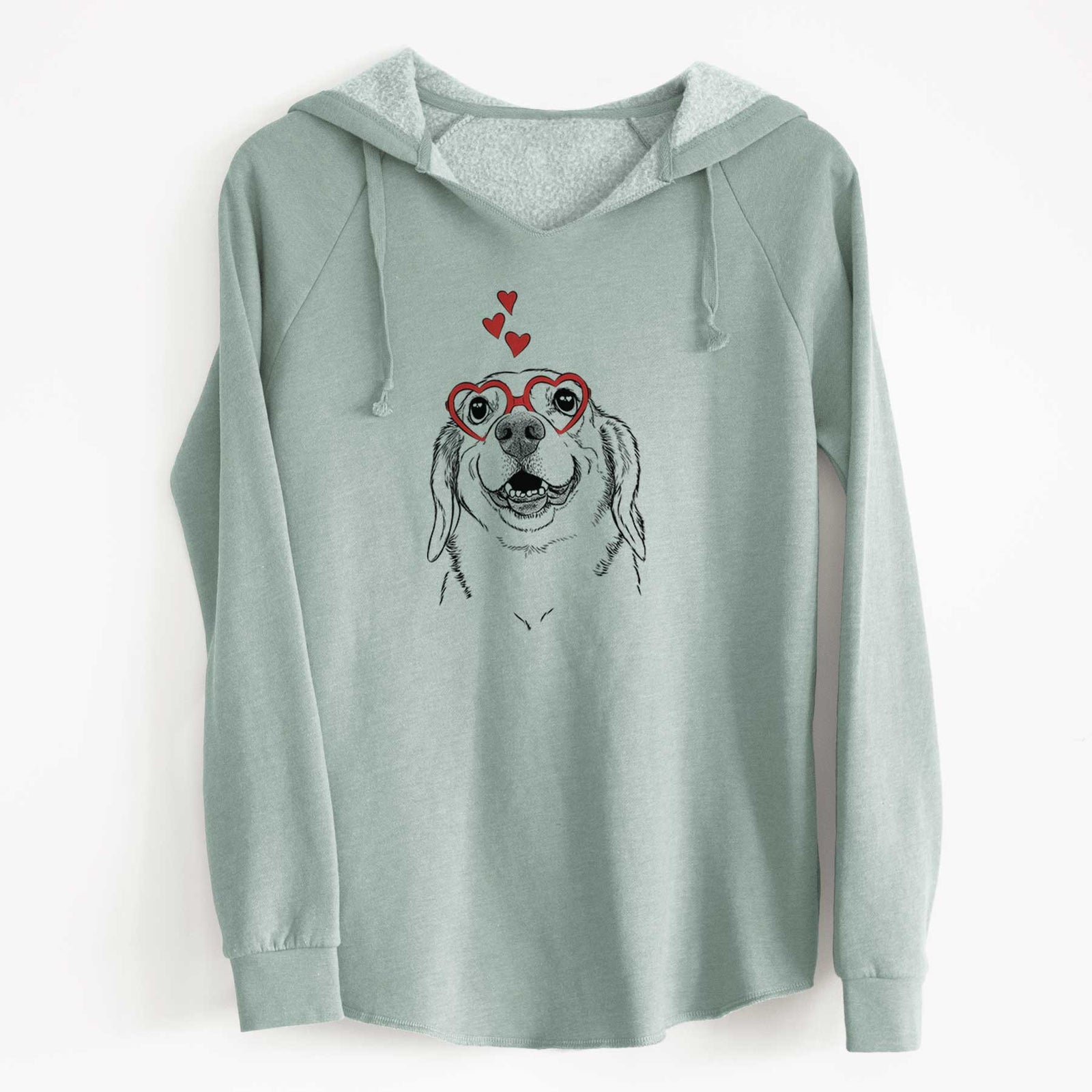 Valentine Minnie the Corgle - Cali Wave Hooded Sweatshirt
