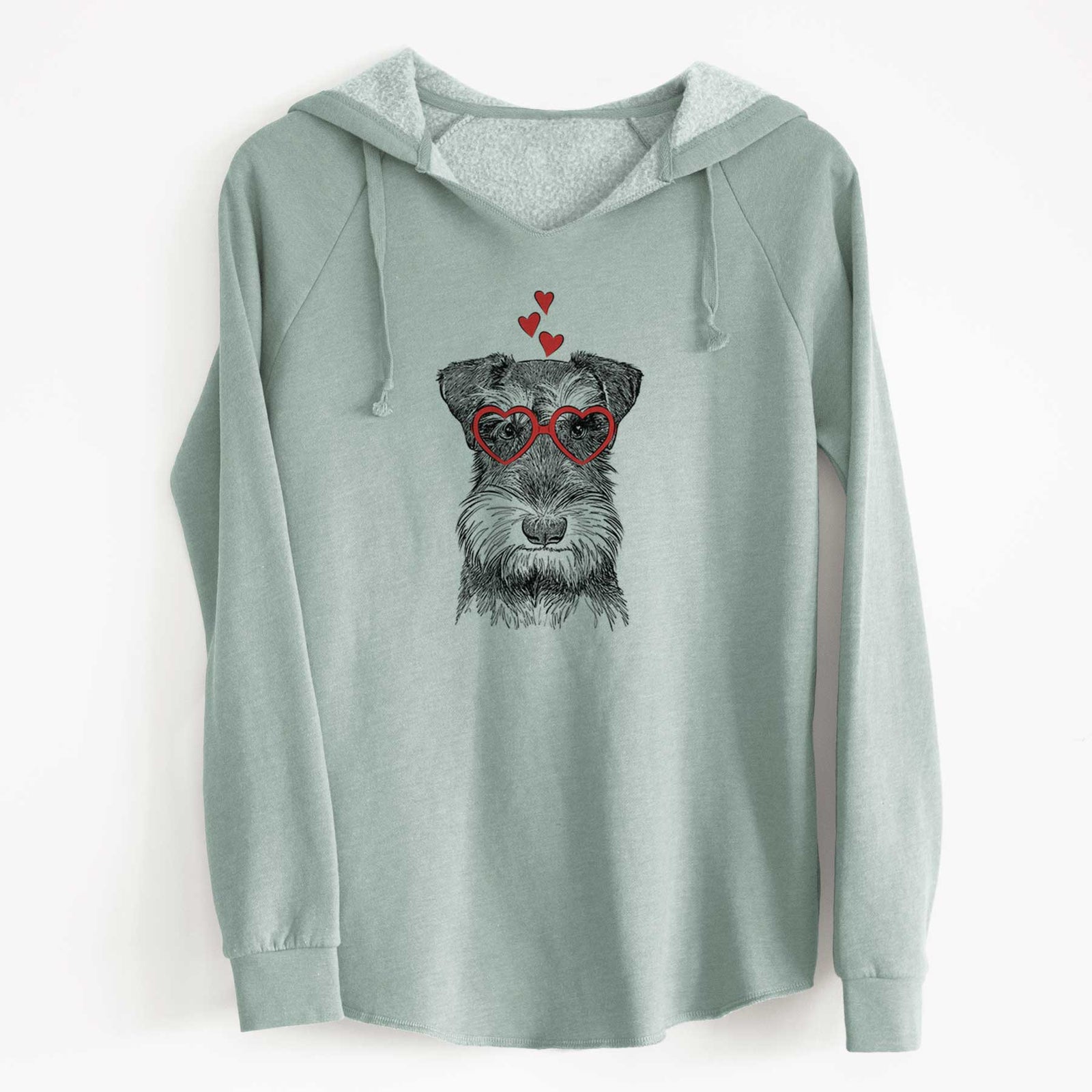 Valentine Murphy the Mini Schnauzer - Cali Wave Hooded Sweatshirt