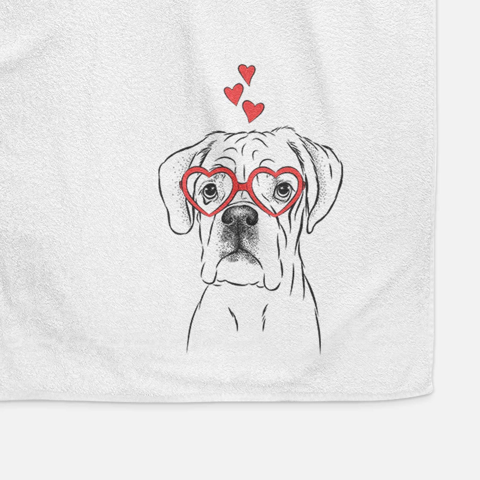 Nelly the Boxer Decorative Hand Towel