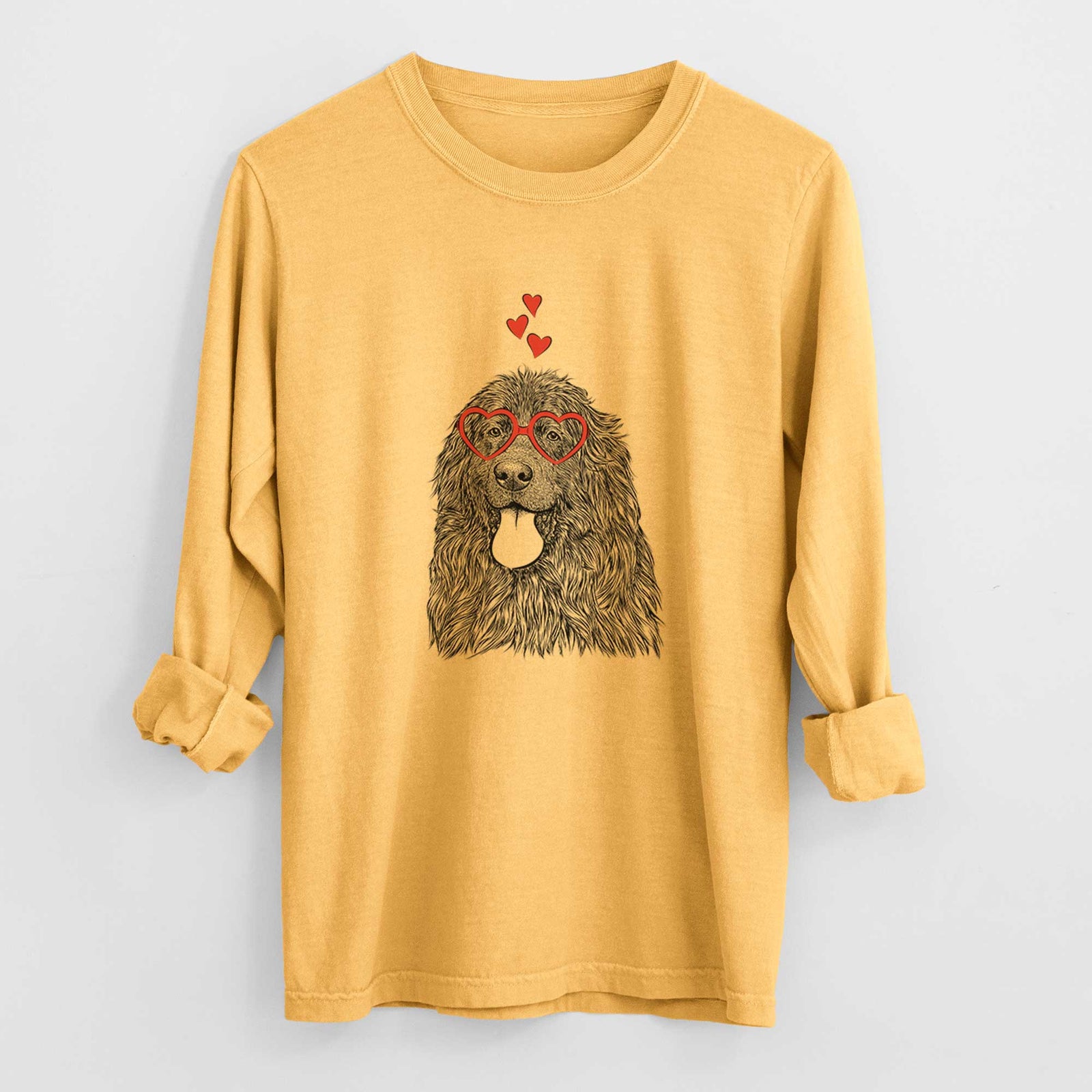 Valentine Neptune the Newfoundland - Heavyweight 100% Cotton Long Sleeve