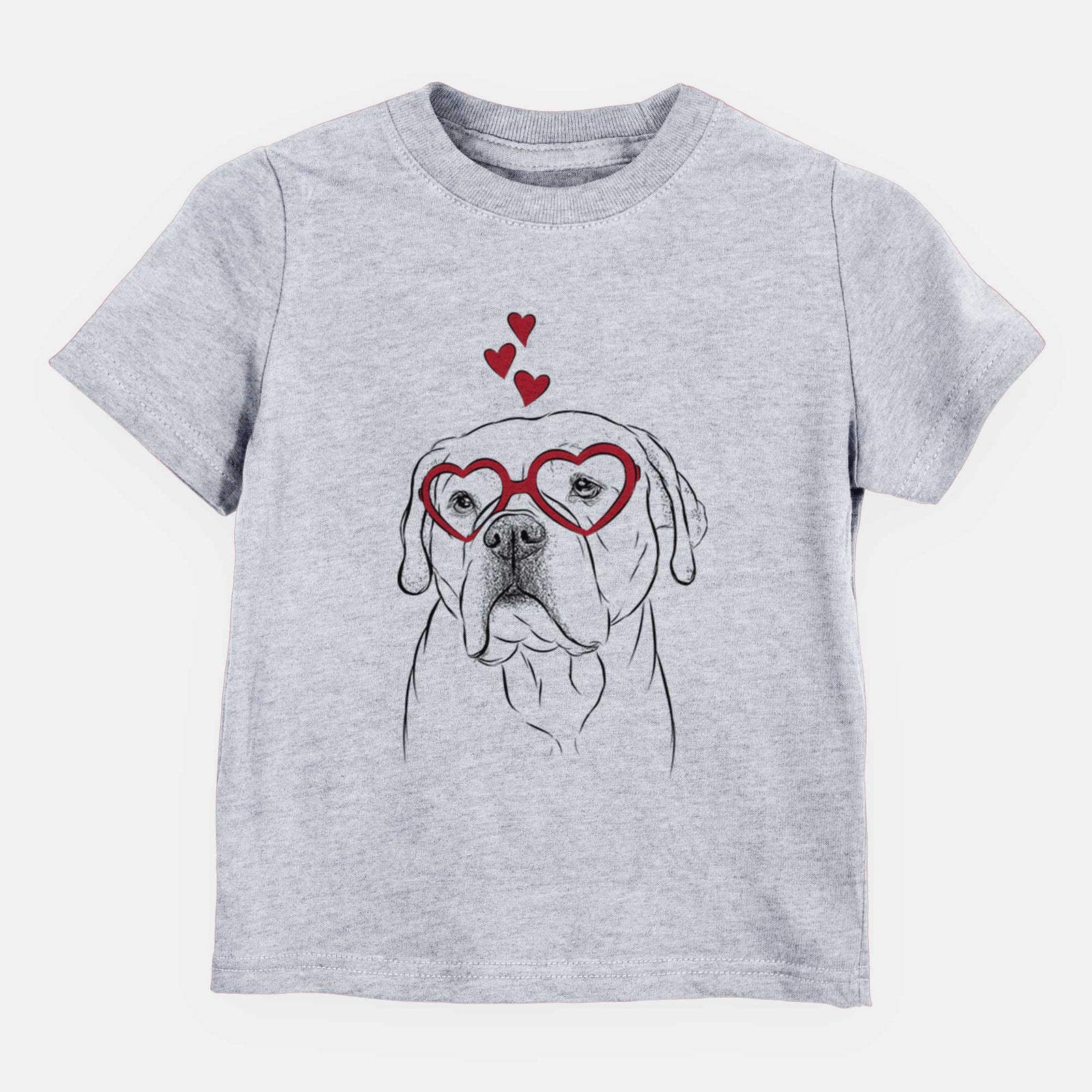 Valentine Nora the American Bulldog Mix - Kids/Youth/Toddler Shirt