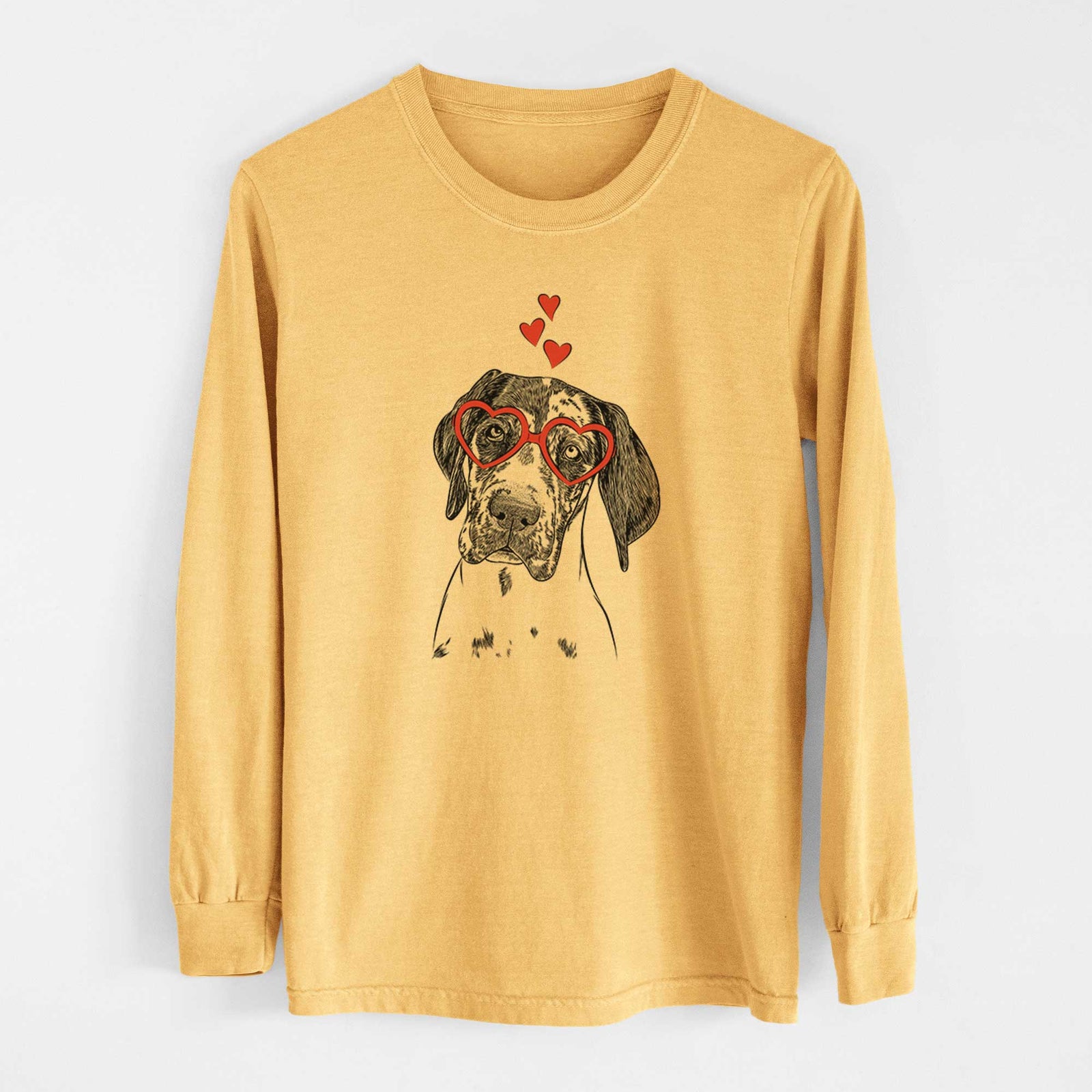 Valentine Nyx the Great Dane - Heavyweight 100% Cotton Long Sleeve