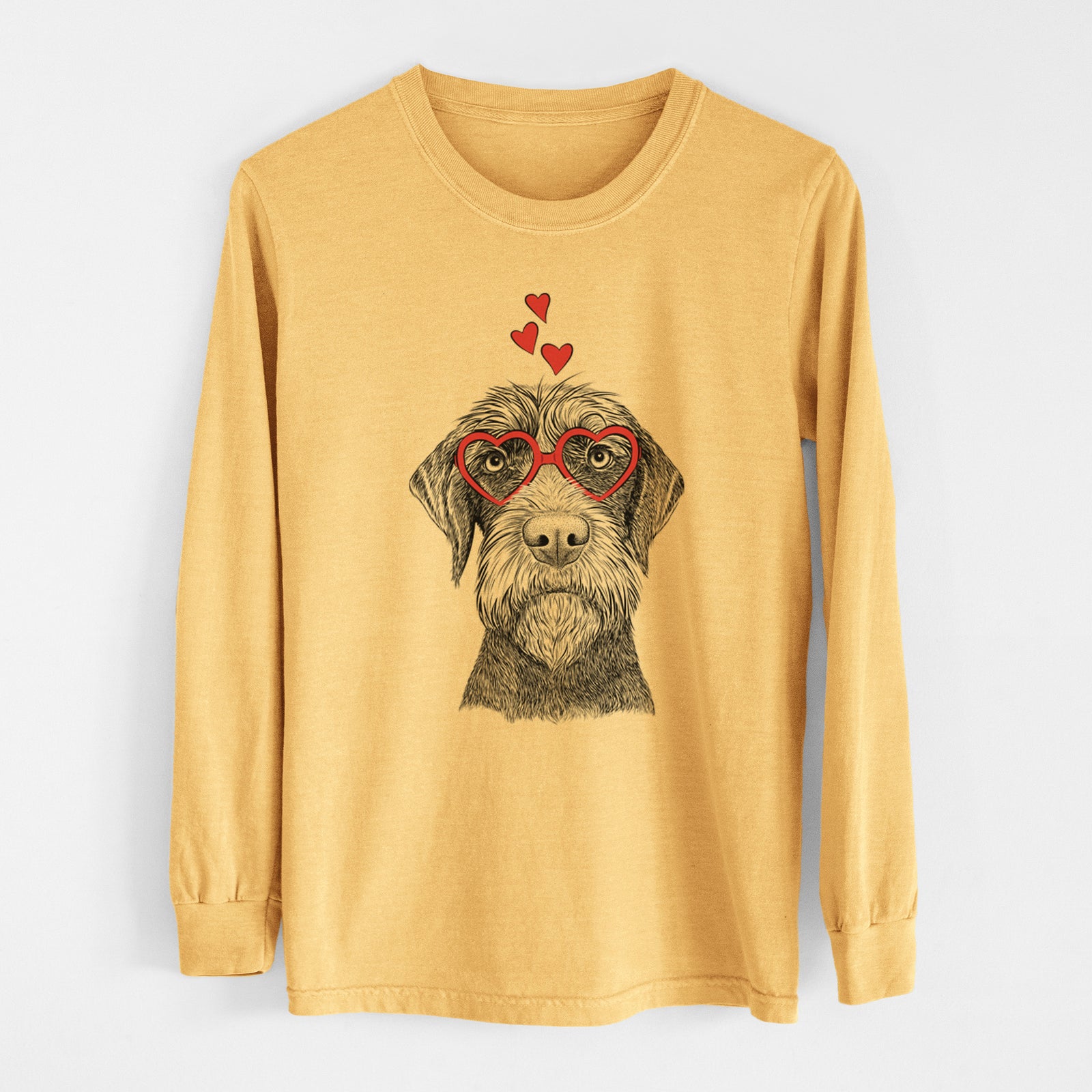 Valentine Oakley the Pudelpointer - Heavyweight 100% Cotton Long Sleeve
