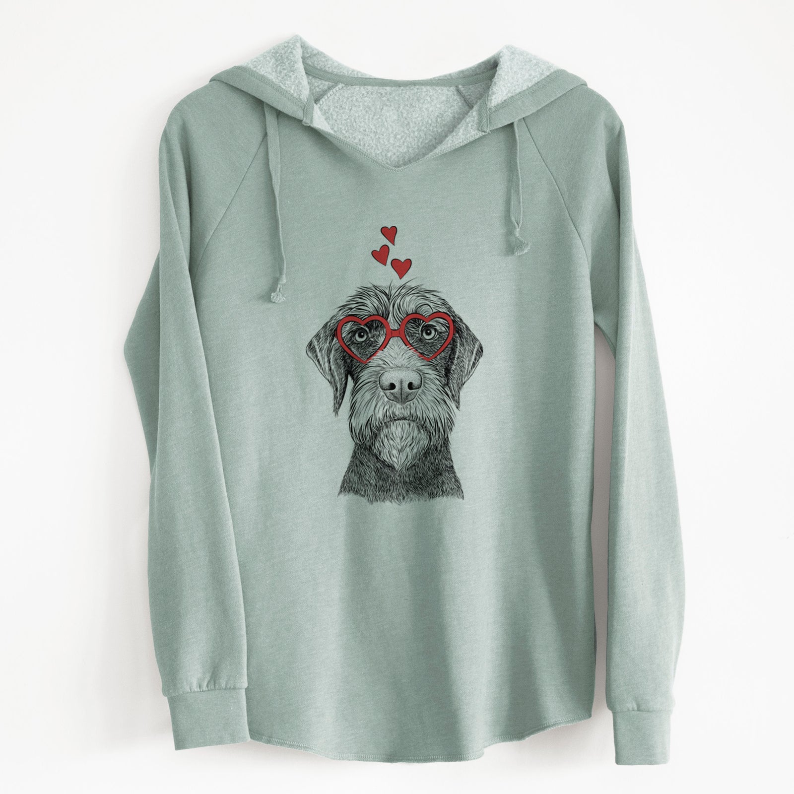 Valentine Oakley the Pudelpointer - Cali Wave Hooded Sweatshirt