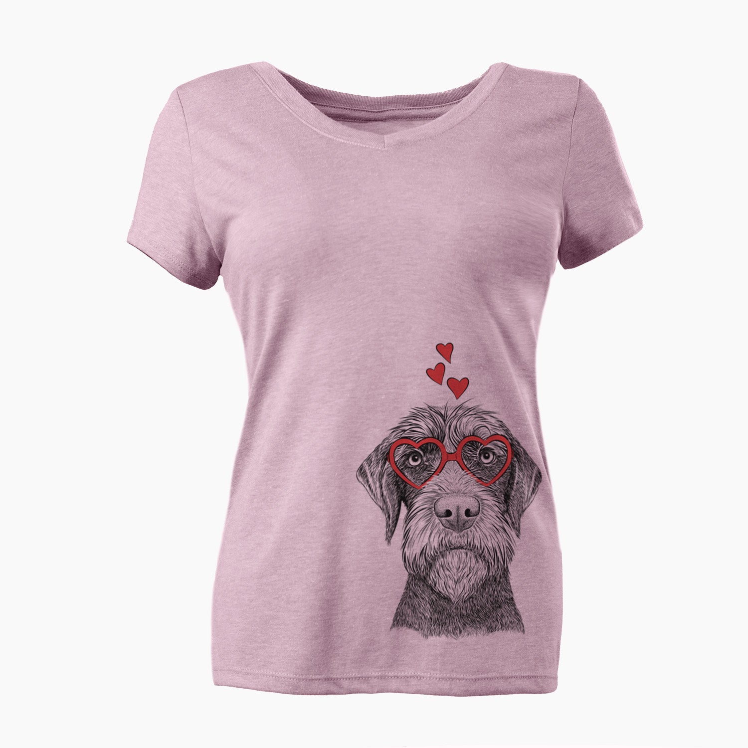 Valentine Oakley the Pudelpointer - Women's Perfect V-neck Shirt