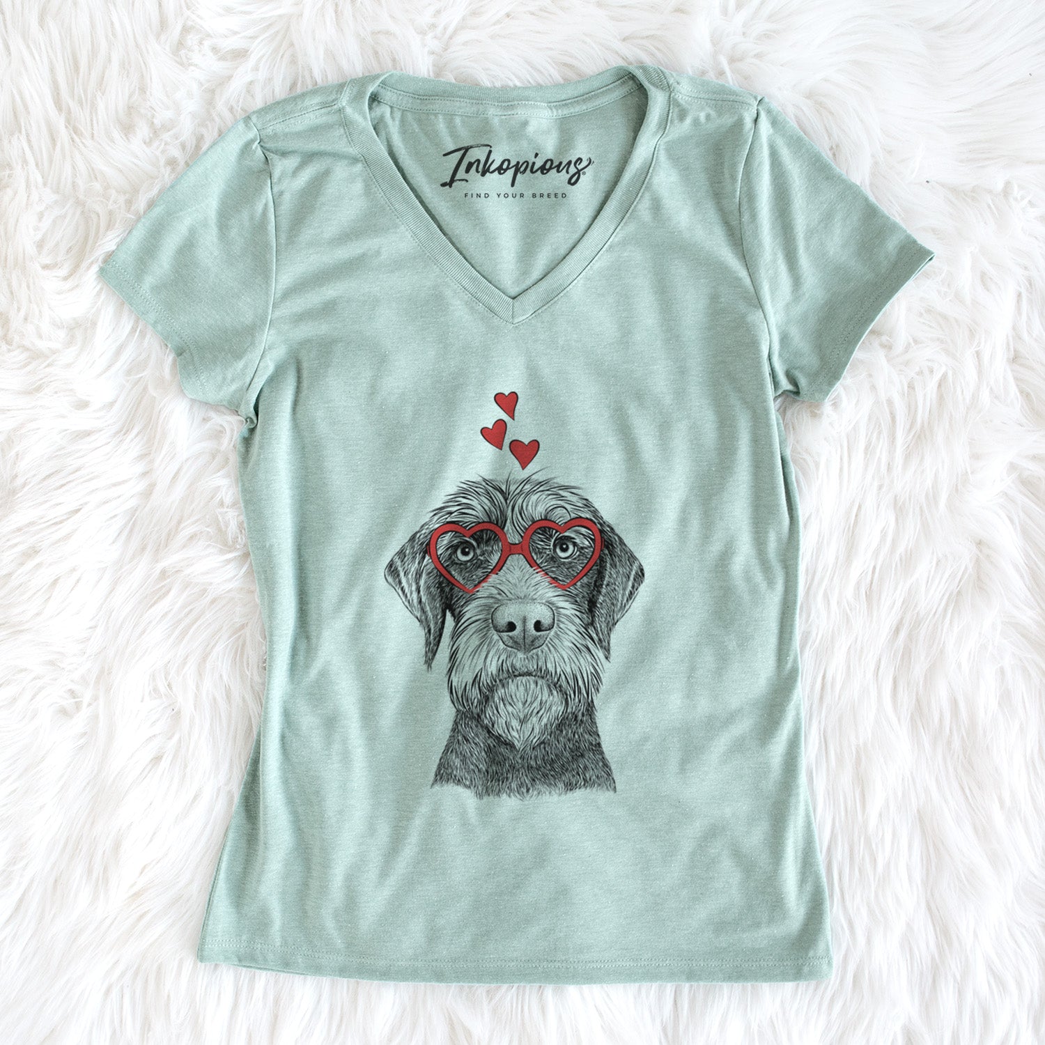 Valentine Oakley the Pudelpointer - Women's Perfect V-neck Shirt
