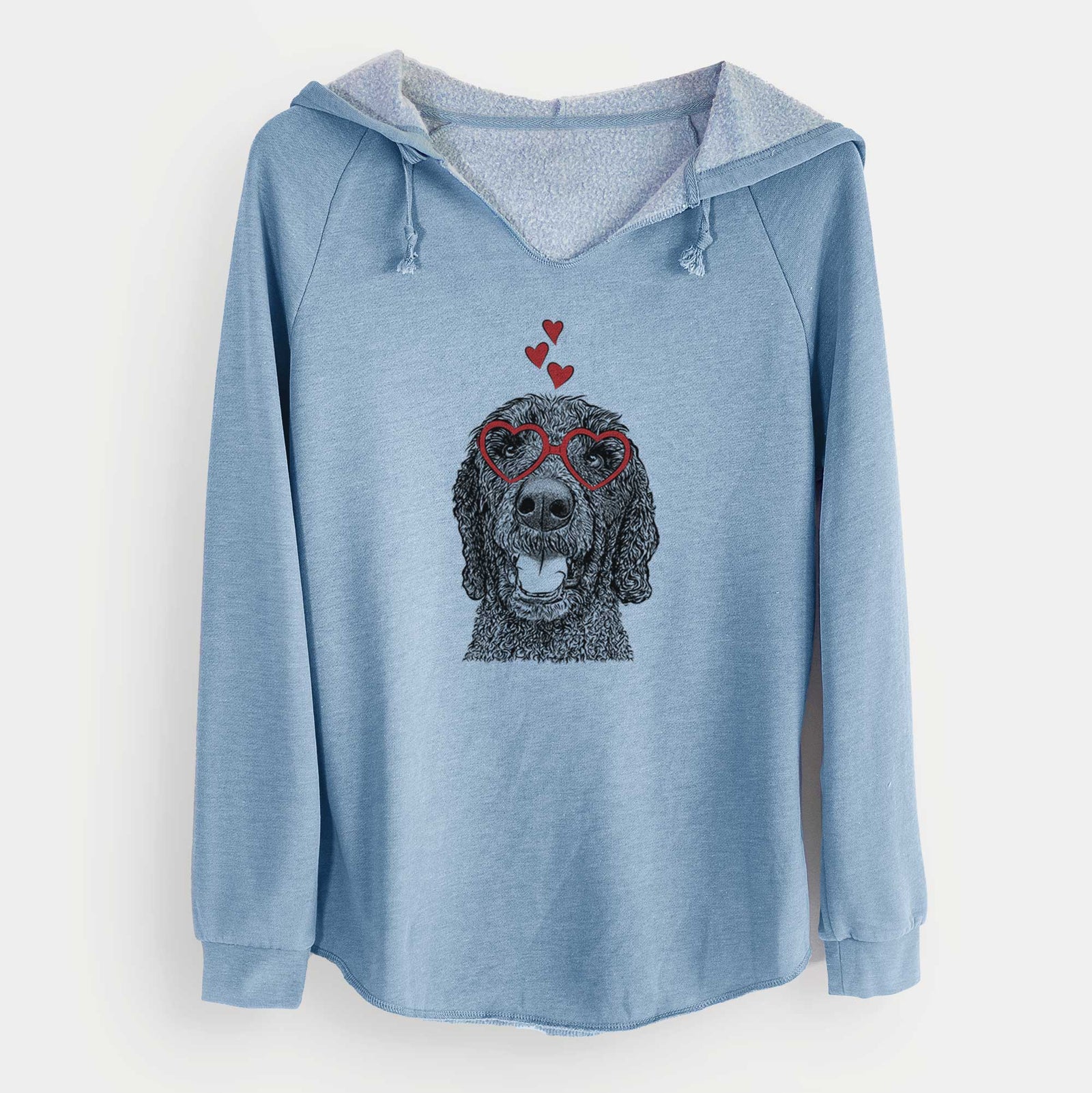 Valentine Obi James the Goldendoodle - Cali Wave Hooded Sweatshirt