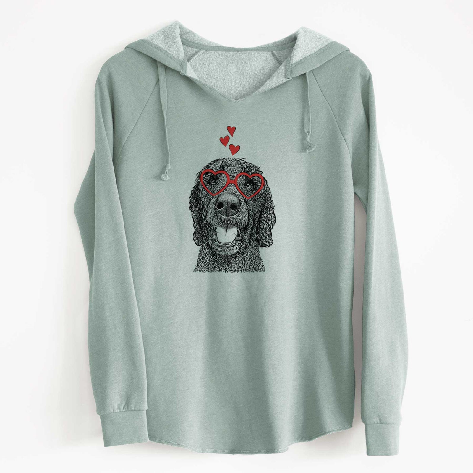 Valentine Obi James the Goldendoodle - Cali Wave Hooded Sweatshirt