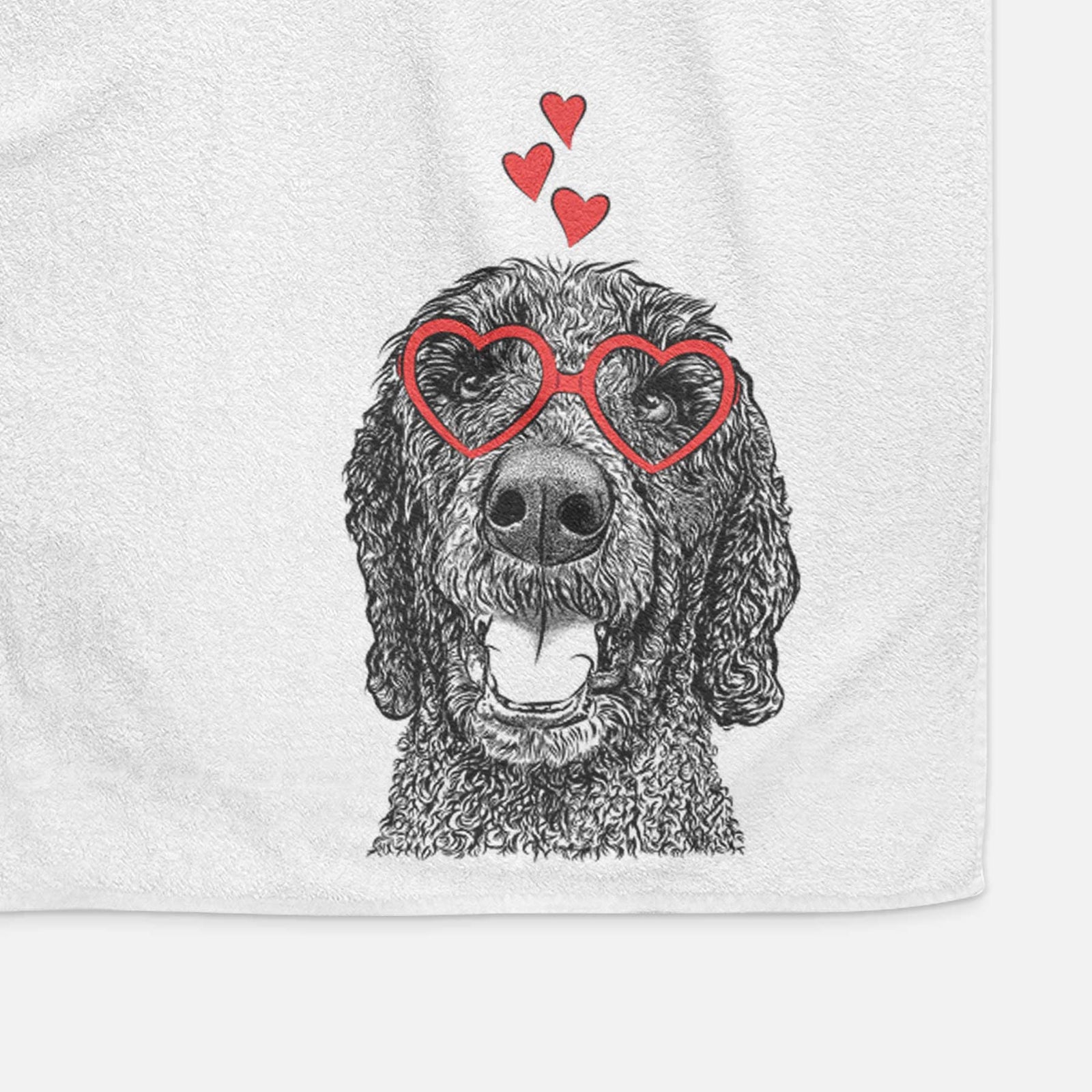 Obi James the Goldendoodle Decorative Hand Towel
