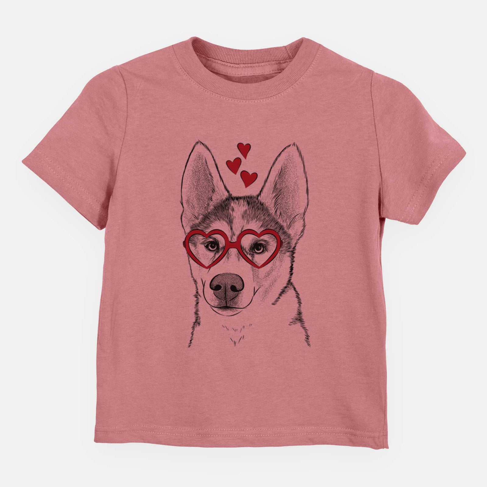 Valentine Odin the Siberian Husky - Kids/Youth/Toddler Shirt