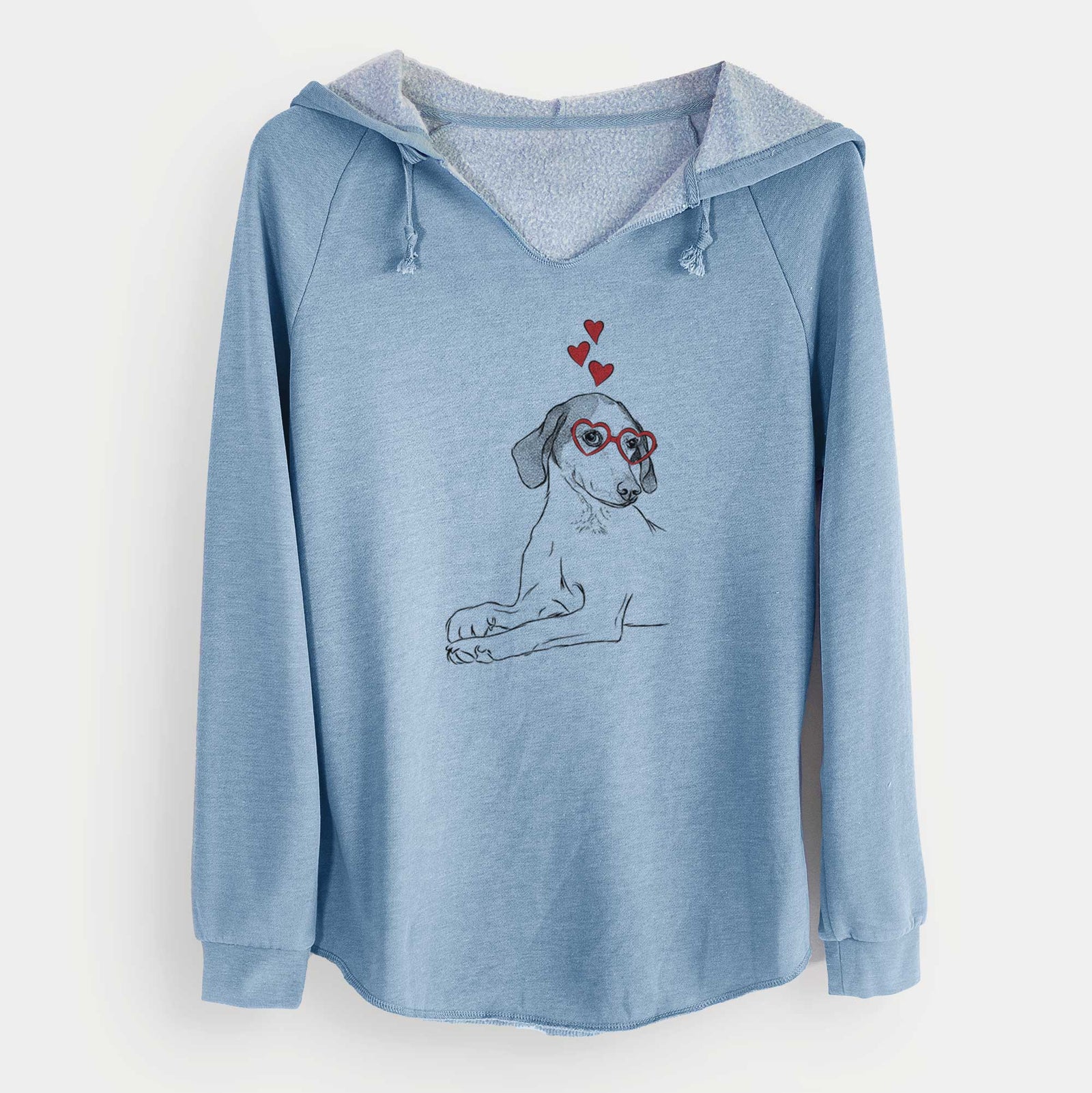 Valentine Opie the Foxhound - Cali Wave Hooded Sweatshirt