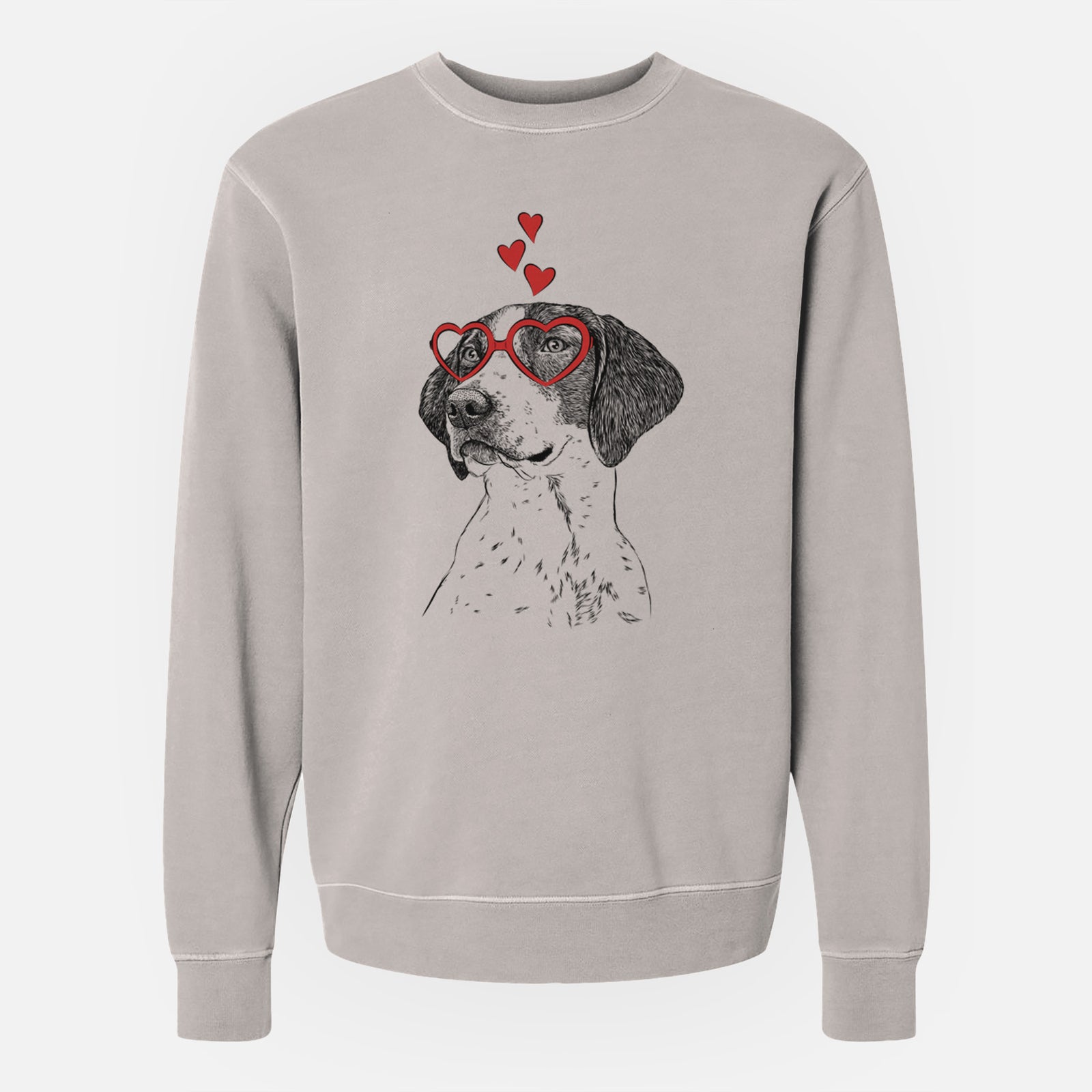 Valentine Payton the Mixed Breed - Unisex Pigment Dyed Crew Sweatshirt