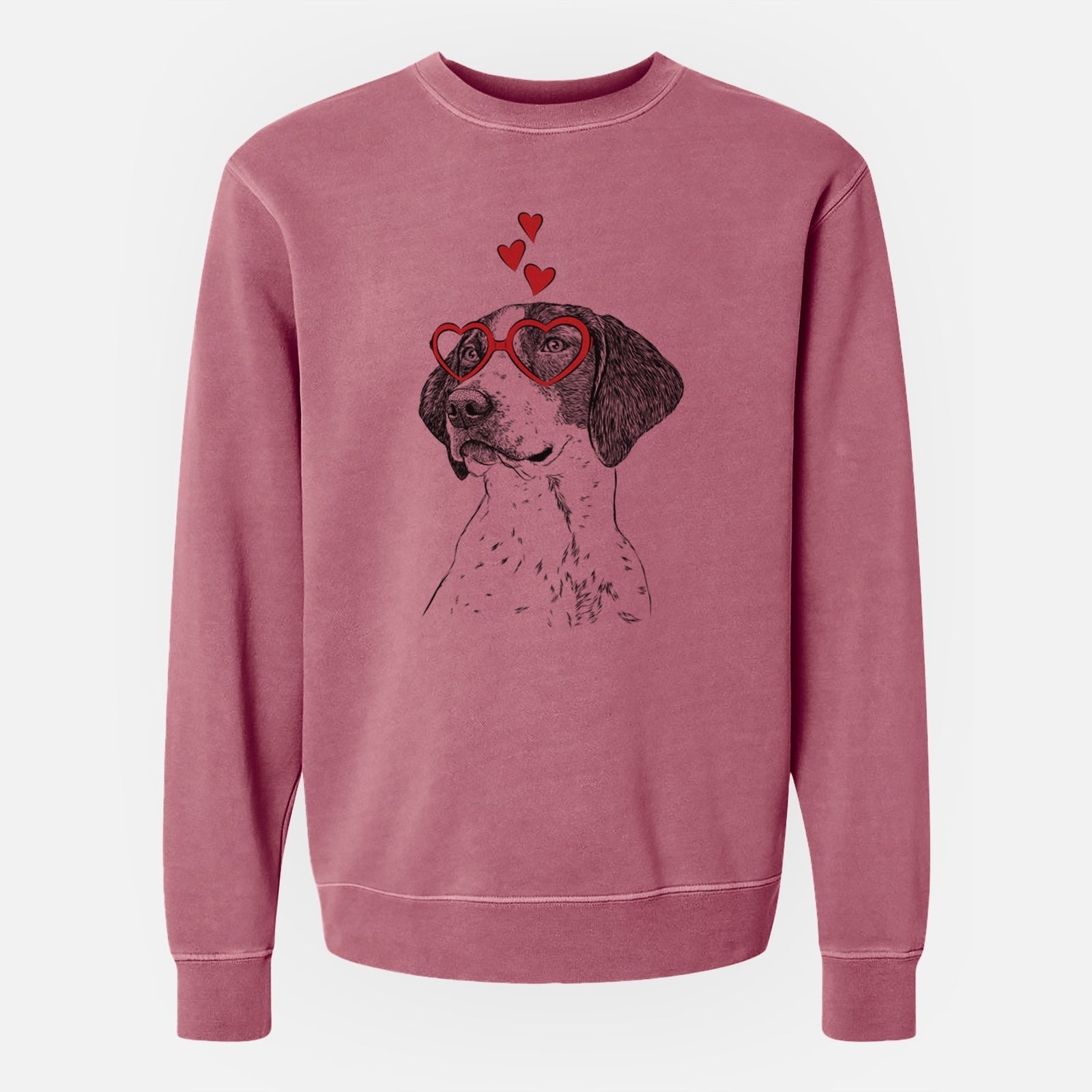 Valentine Payton the Mixed Breed - Unisex Pigment Dyed Crew Sweatshirt