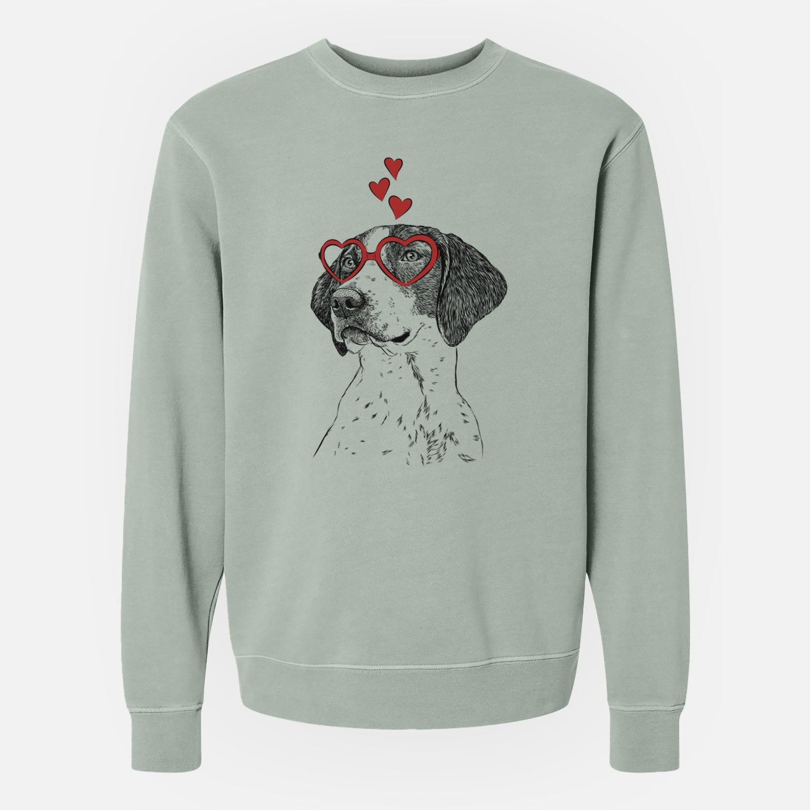 Valentine Payton the Mixed Breed - Unisex Pigment Dyed Crew Sweatshirt