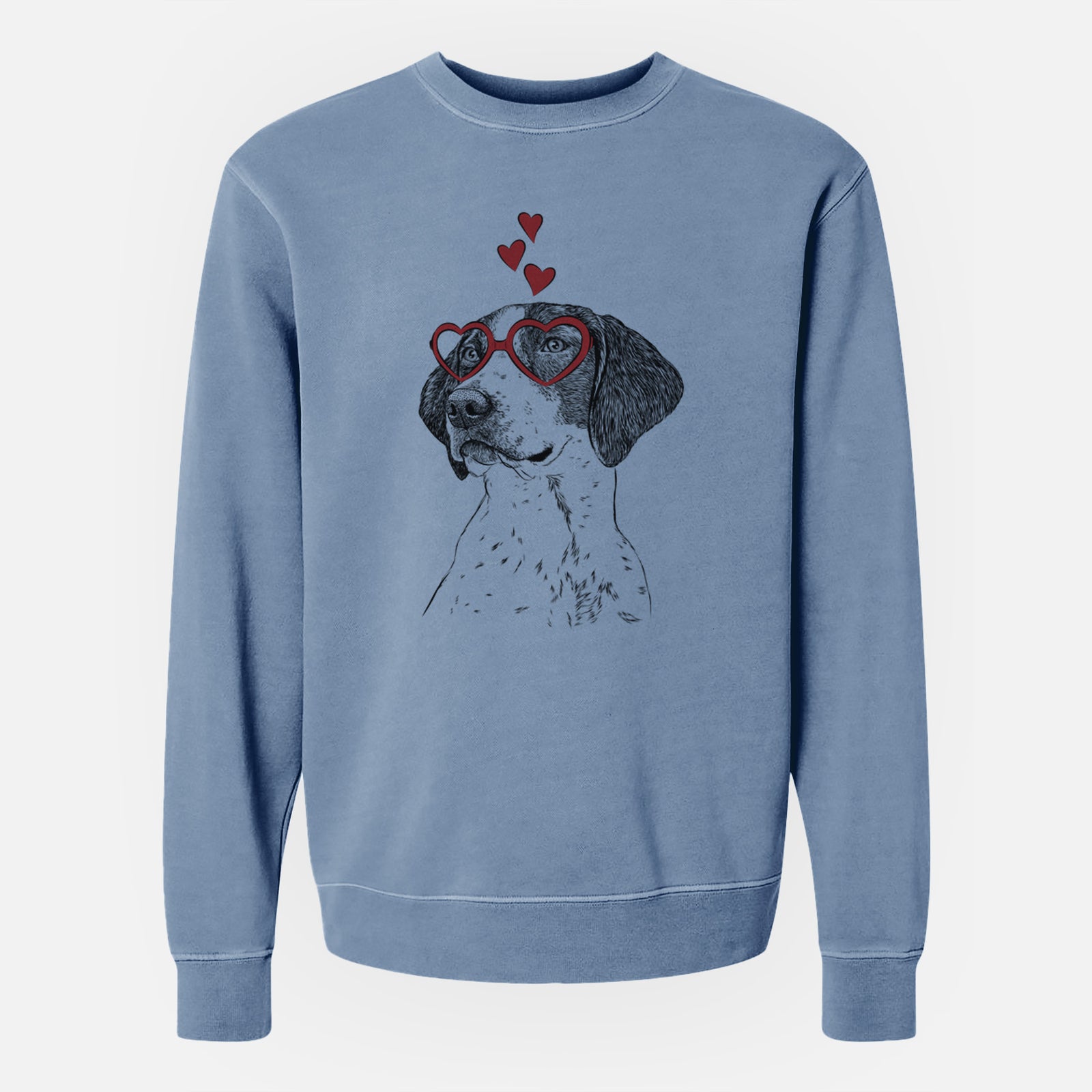 Valentine Payton the Mixed Breed - Unisex Pigment Dyed Crew Sweatshirt