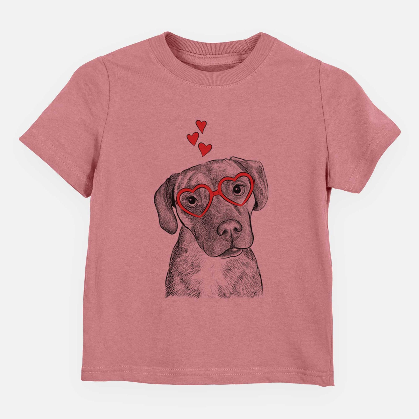 Valentine Peyton Manning the Beagle Bulldog Mix - Kids/Youth/Toddler Shirt