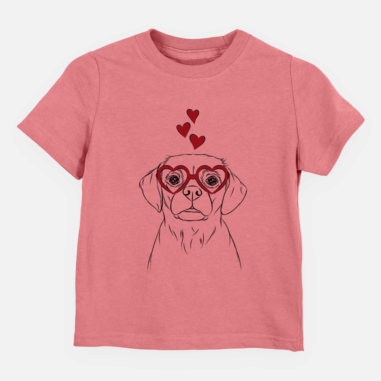 Valentine Popcorn the Puggle - Kids/Youth/Toddler Shirt
