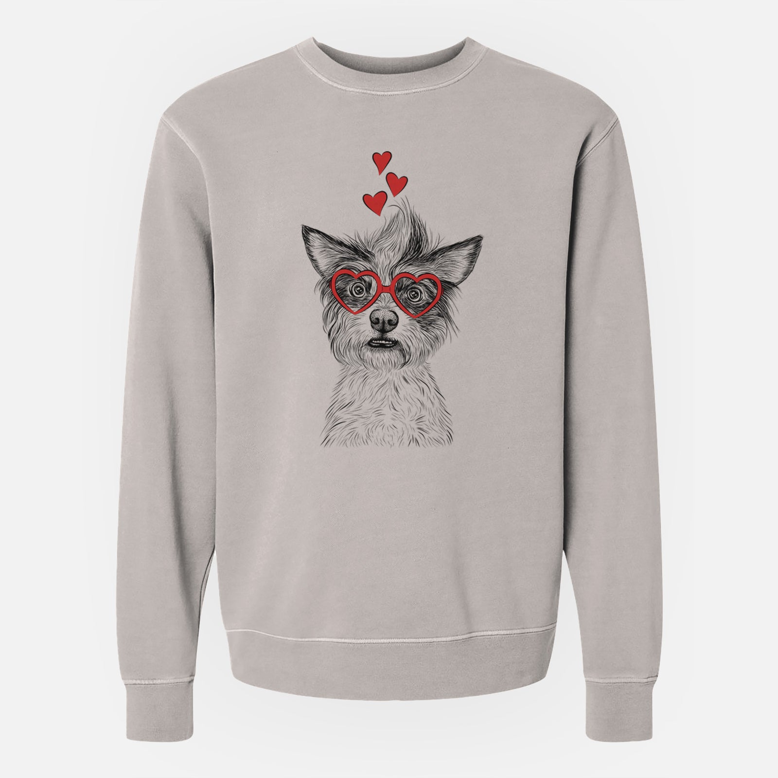Valentine Quigley the Mixed Breed - Unisex Pigment Dyed Crew Sweatshirt