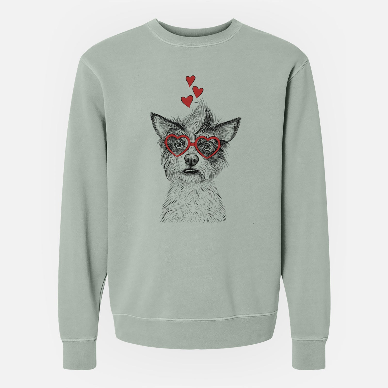 Valentine Quigley the Mixed Breed - Unisex Pigment Dyed Crew Sweatshirt