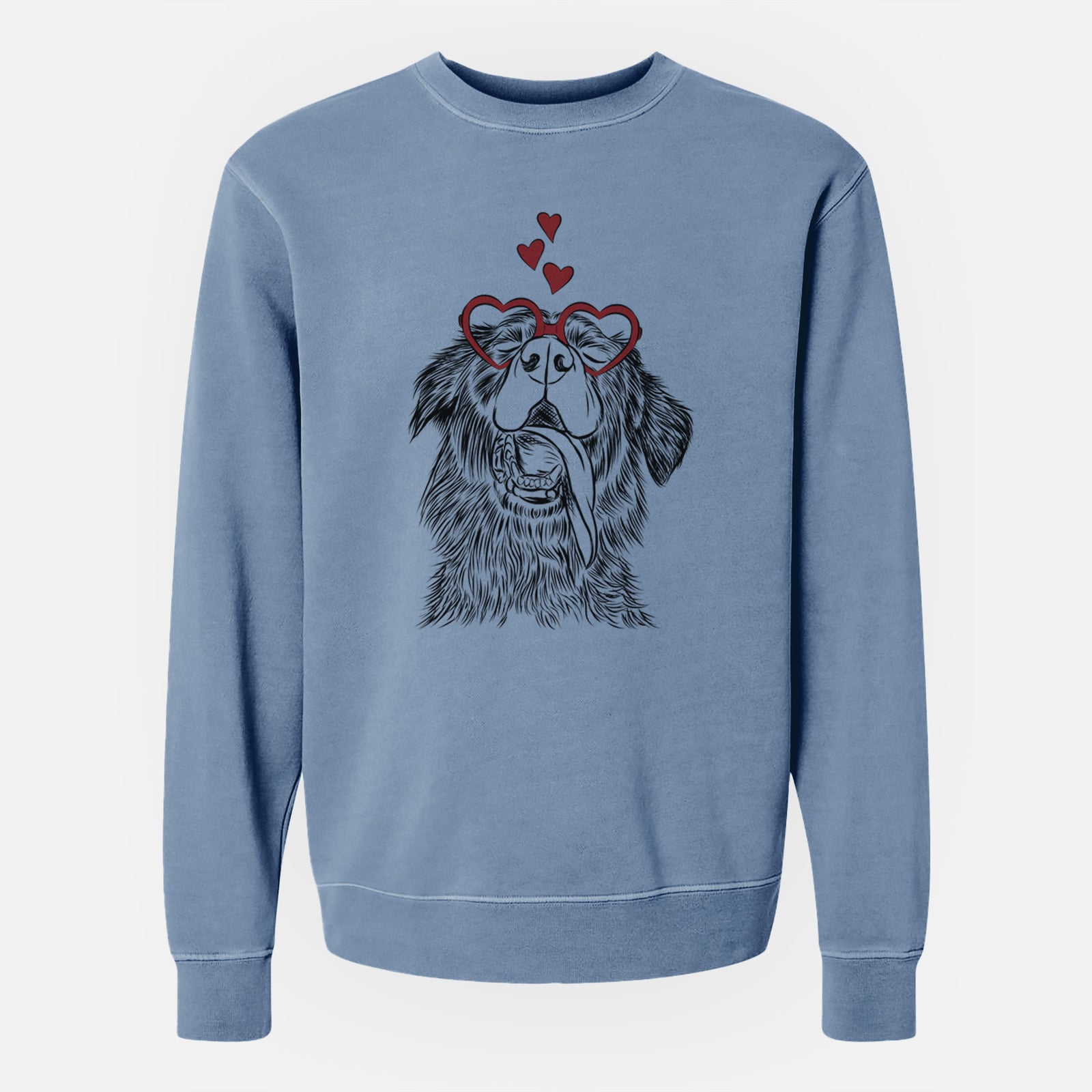 Valentine Quint the Mixed Breed - Unisex Pigment Dyed Crew Sweatshirt