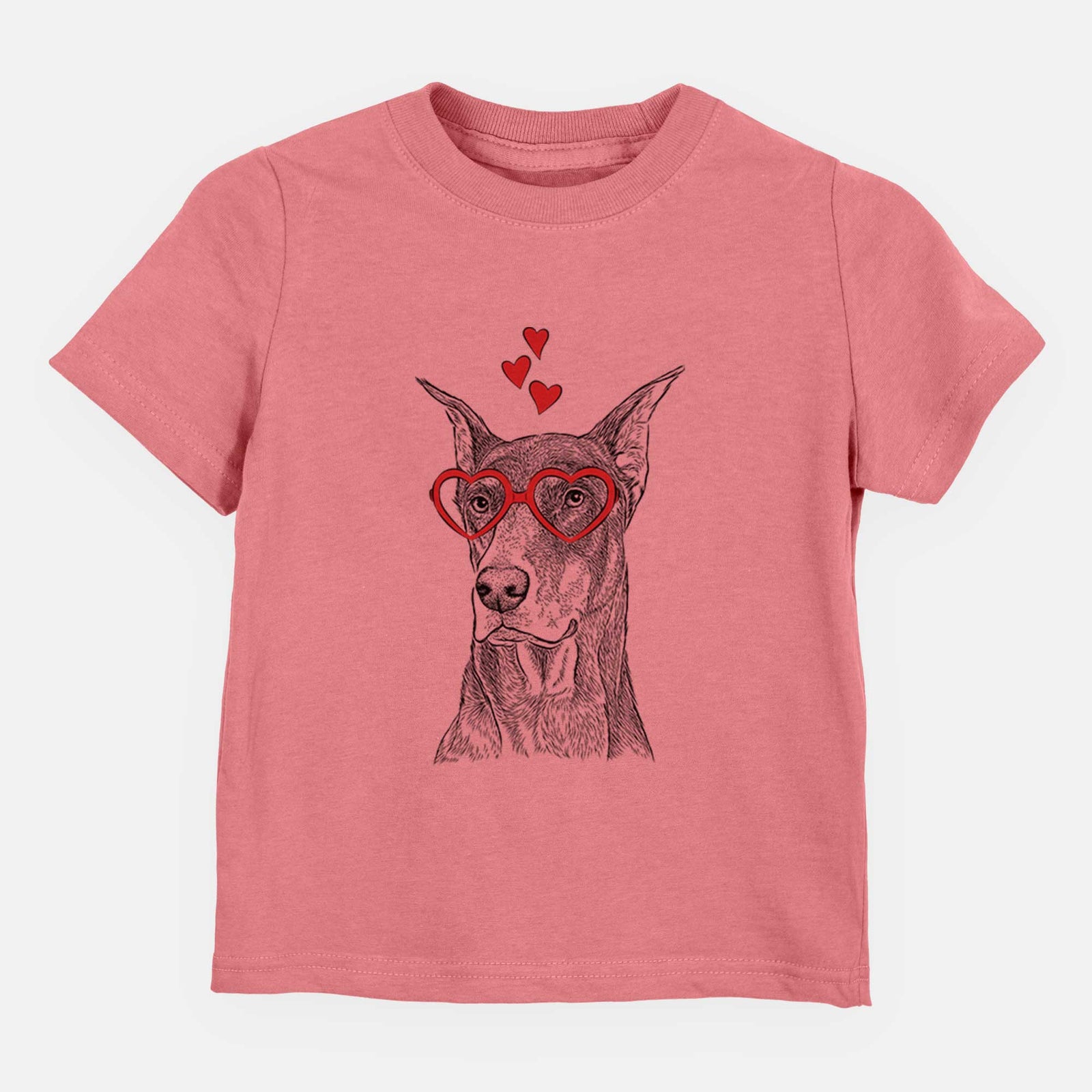 Valentine RJ the Doberman Pinscher - Kids/Youth/Toddler Shirt
