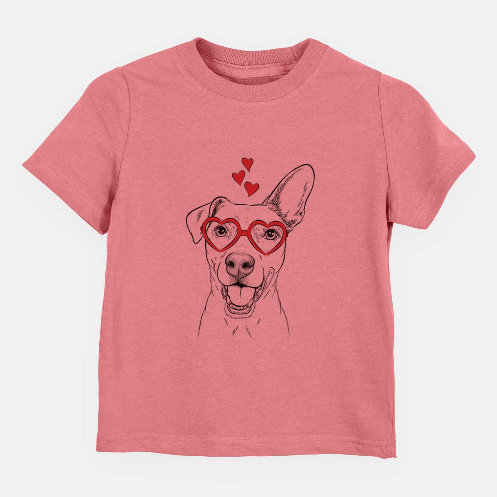 Valentine Radar the Pitbull Mix - Kids/Youth/Toddler Shirt