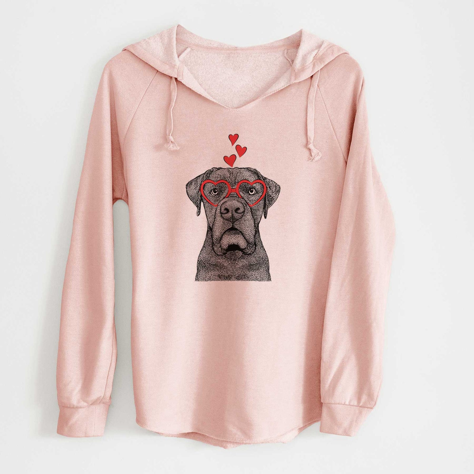 Valentine Rocco the Cane Corso - Cali Wave Hooded Sweatshirt