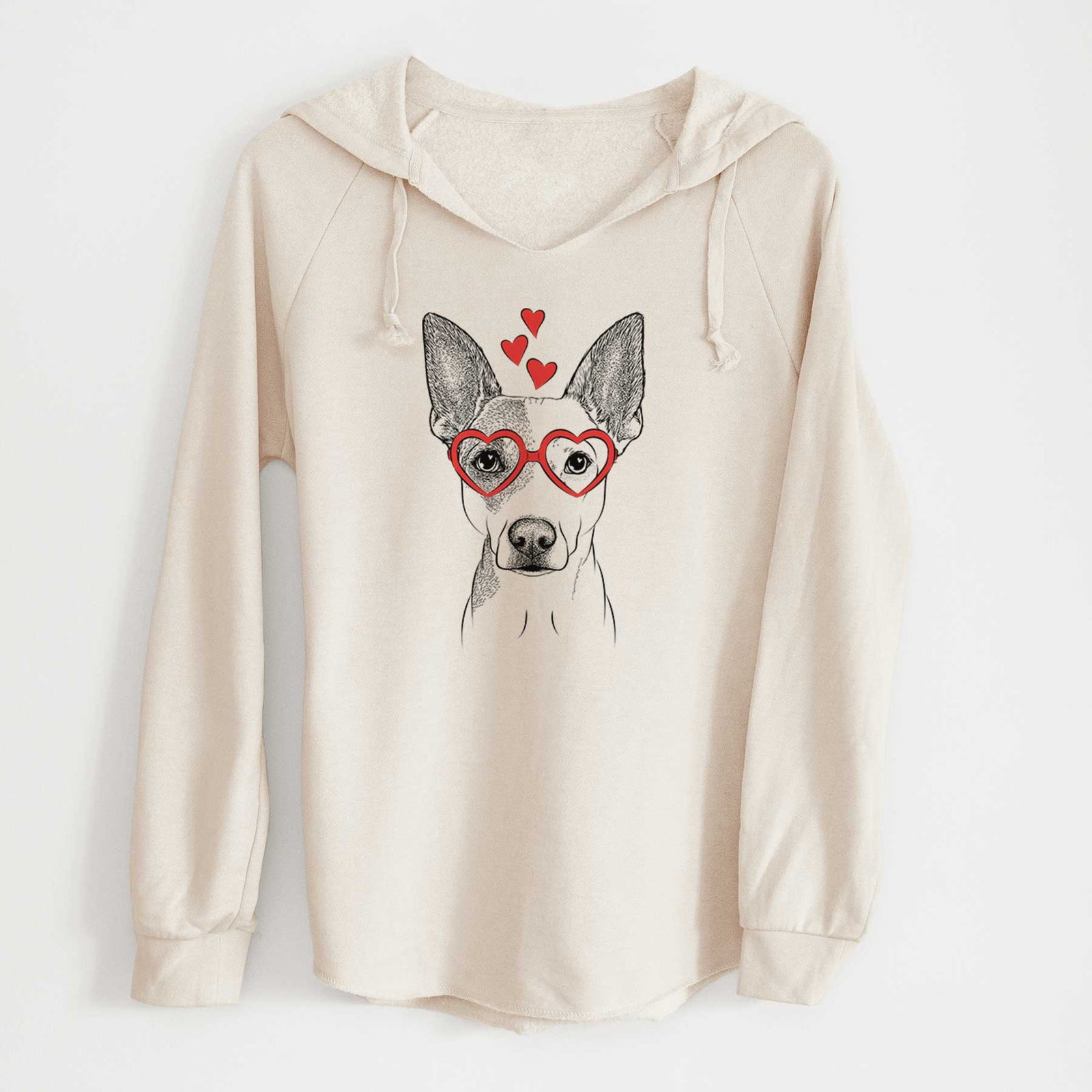 Valentine Roo the Mixed Breed - Cali Wave Hooded Sweatshirt