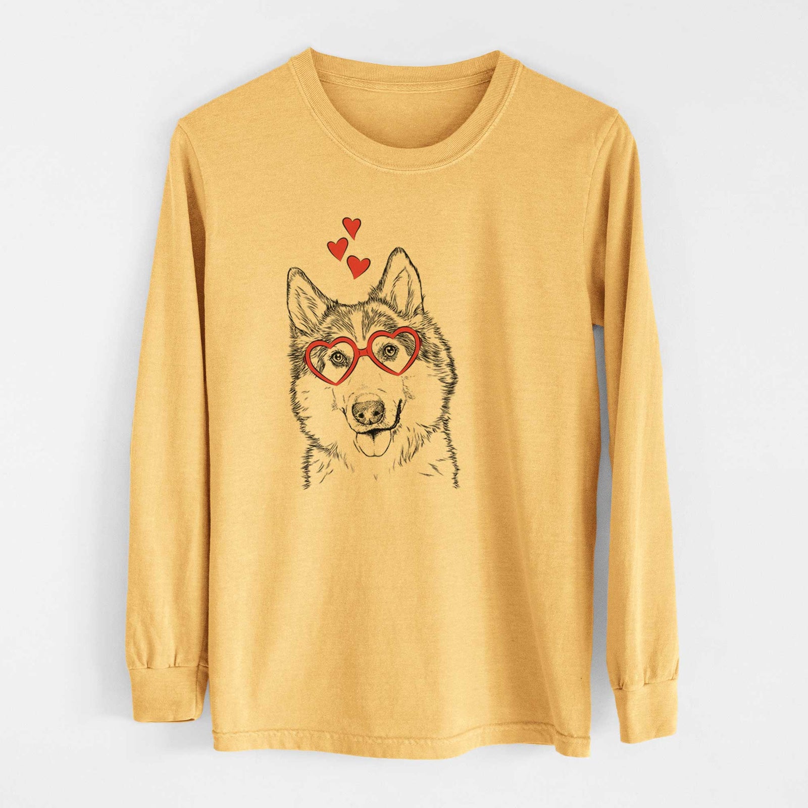 Valentine Roshi the Mixed Breed - Heavyweight 100% Cotton Long Sleeve