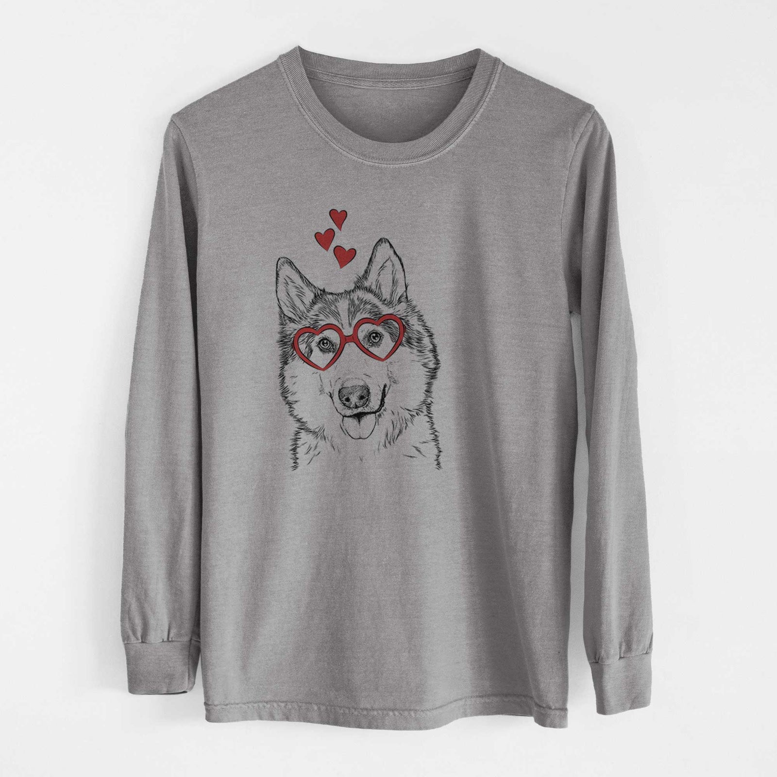 Valentine Roshi the Mixed Breed - Heavyweight 100% Cotton Long Sleeve