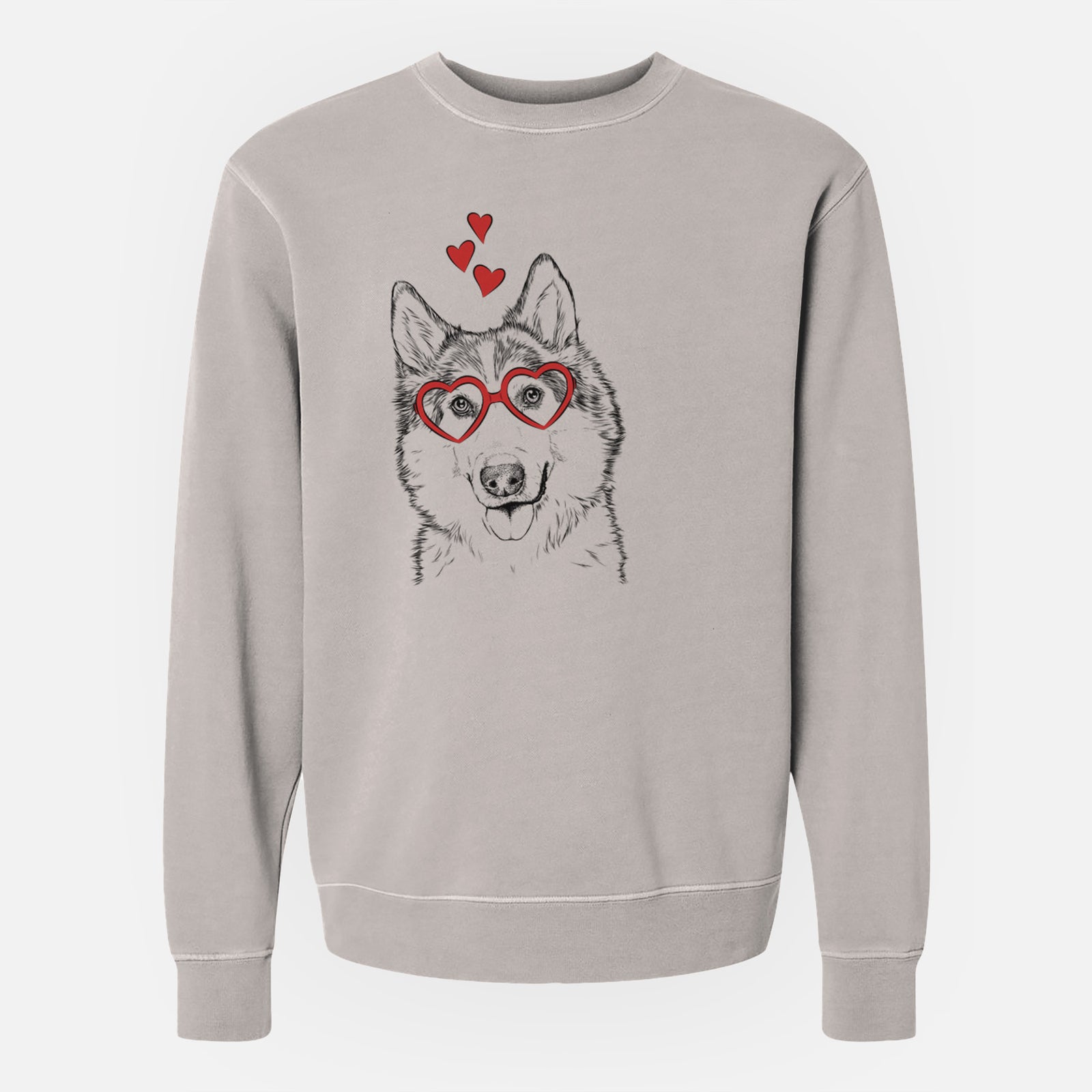 Valentine Roshi the Mixed Breed - Unisex Pigment Dyed Crew Sweatshirt