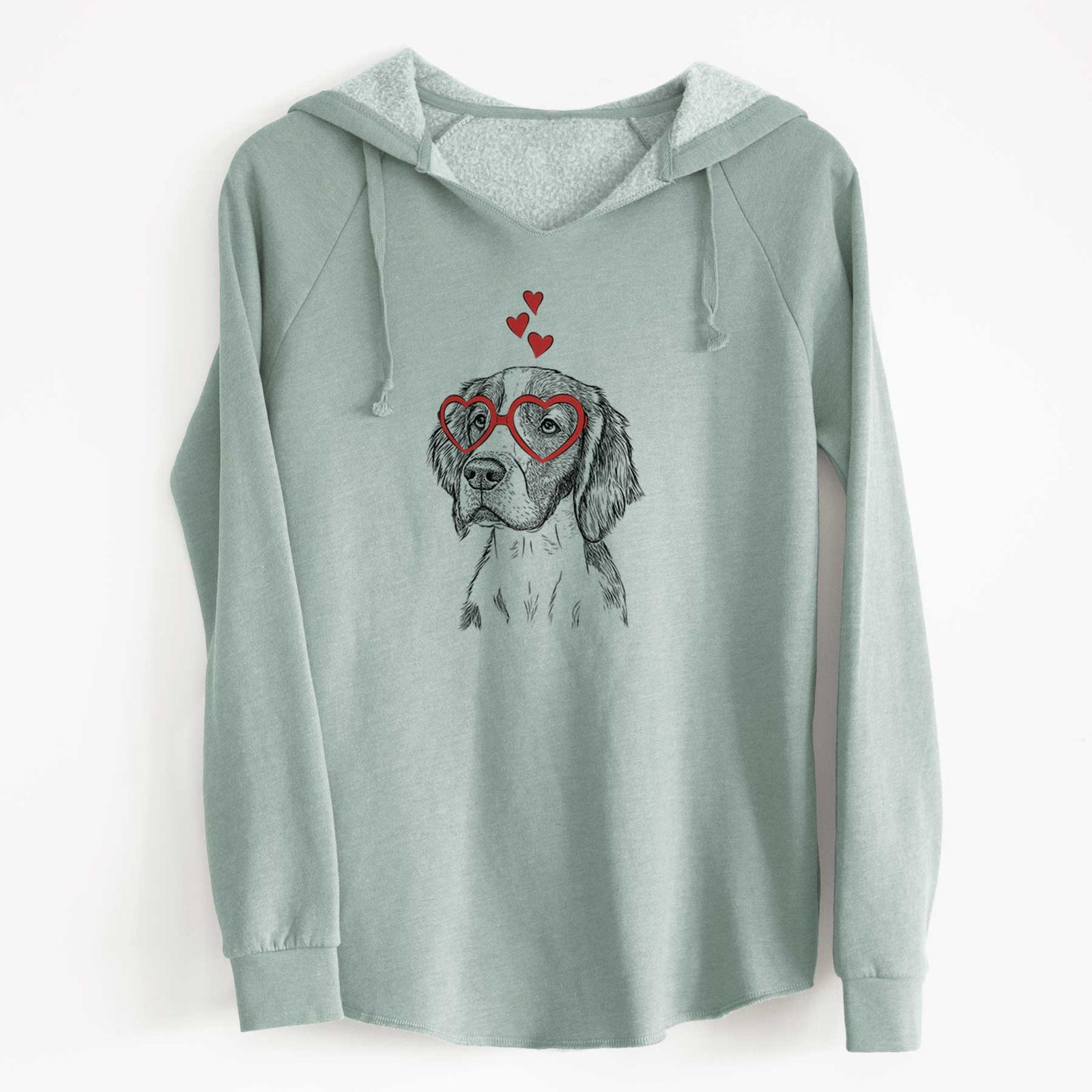 Valentine Roxy the Welsh Springer Spaniel - Cali Wave Hooded Sweatshirt