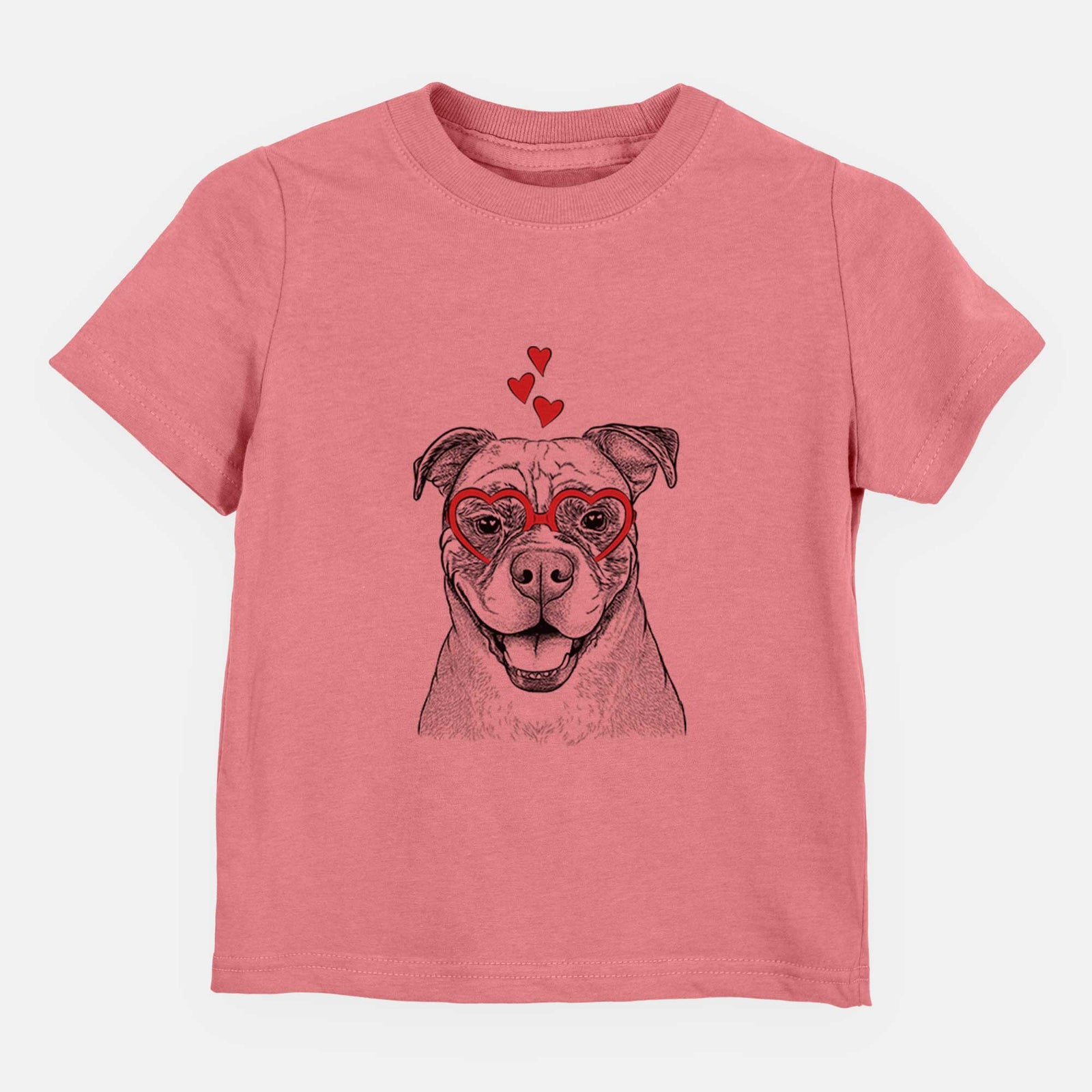 Valentine Rufus the American Bulldog - Kids/Youth/Toddler Shirt