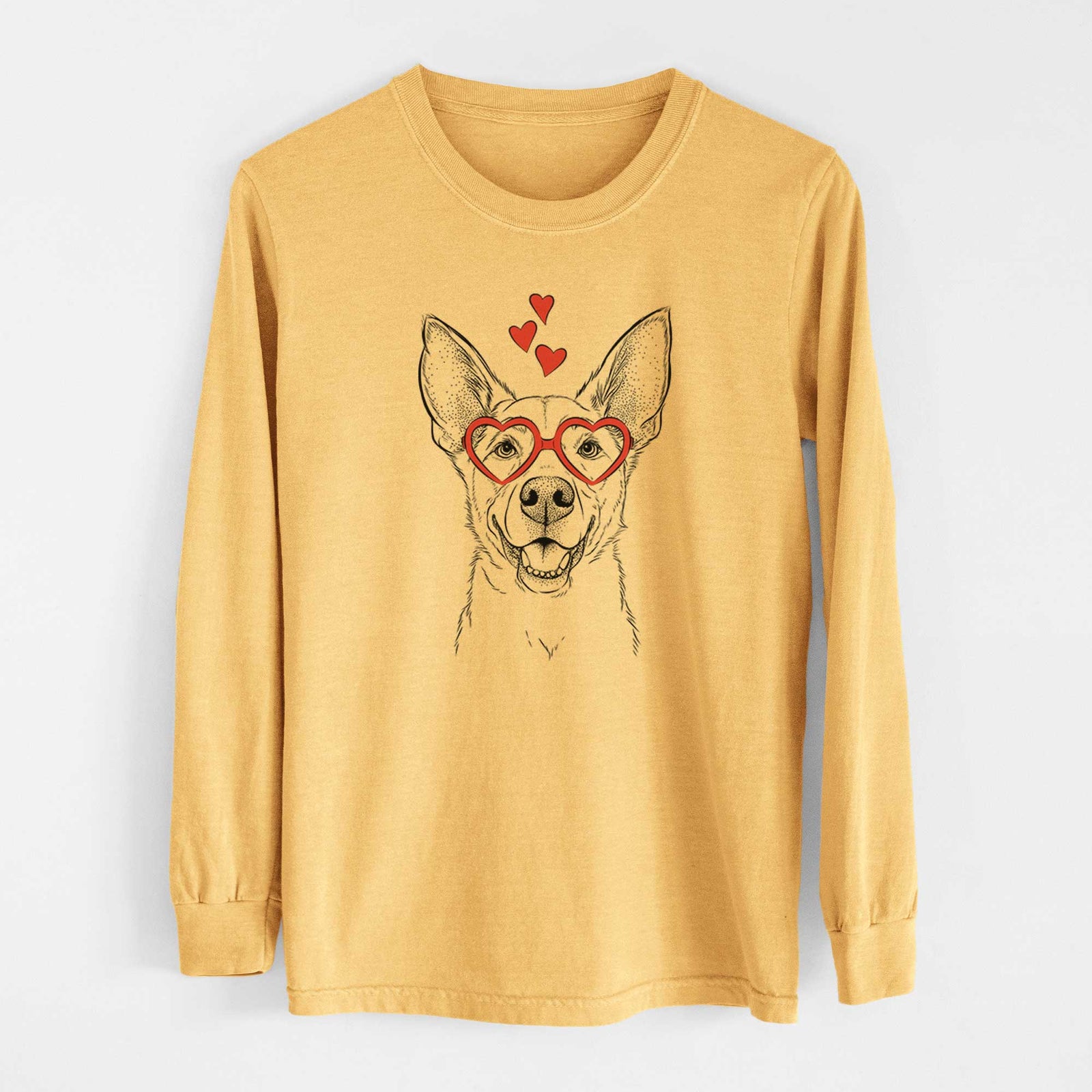 Valentine Rumley the Kelpie Mix - Heavyweight 100% Cotton Long Sleeve