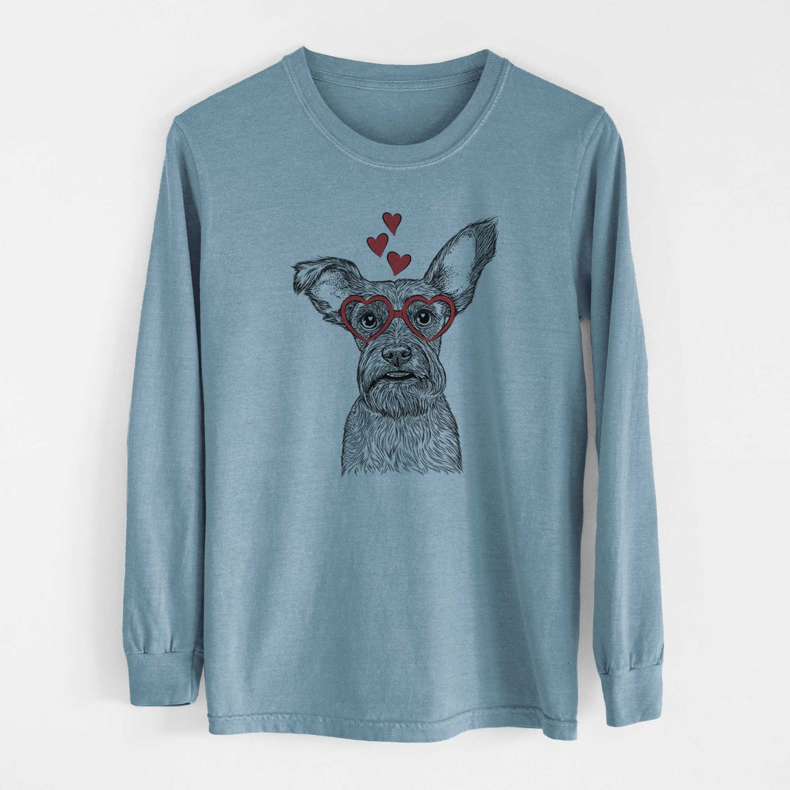 Valentine Sawyer the Snorkie - Heavyweight 100% Cotton Long Sleeve