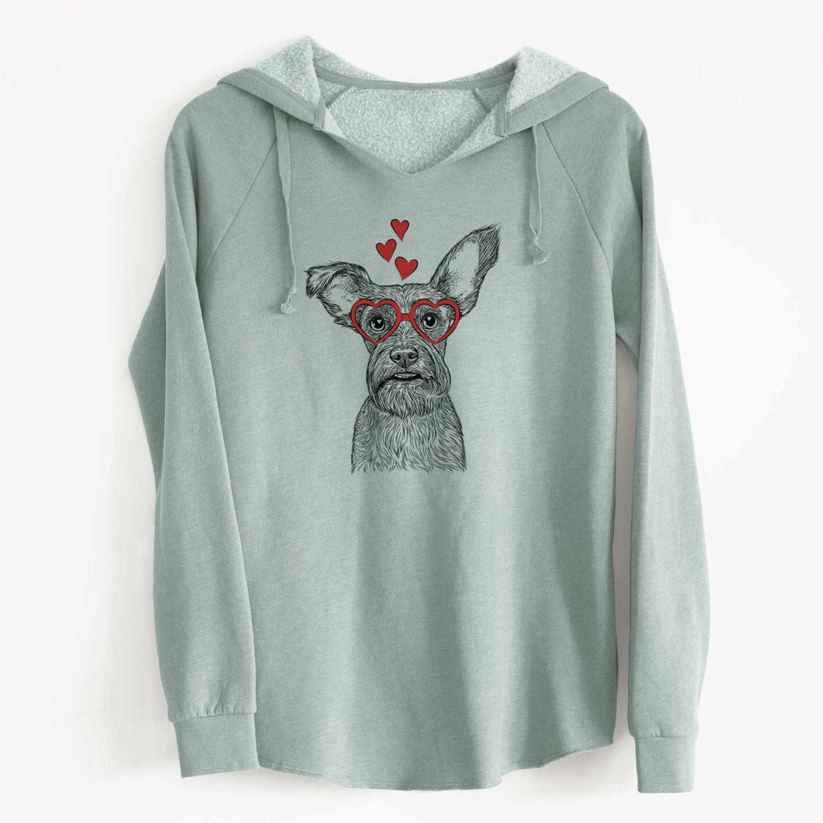 Valentine Sawyer the Snorkie - Cali Wave Hooded Sweatshirt