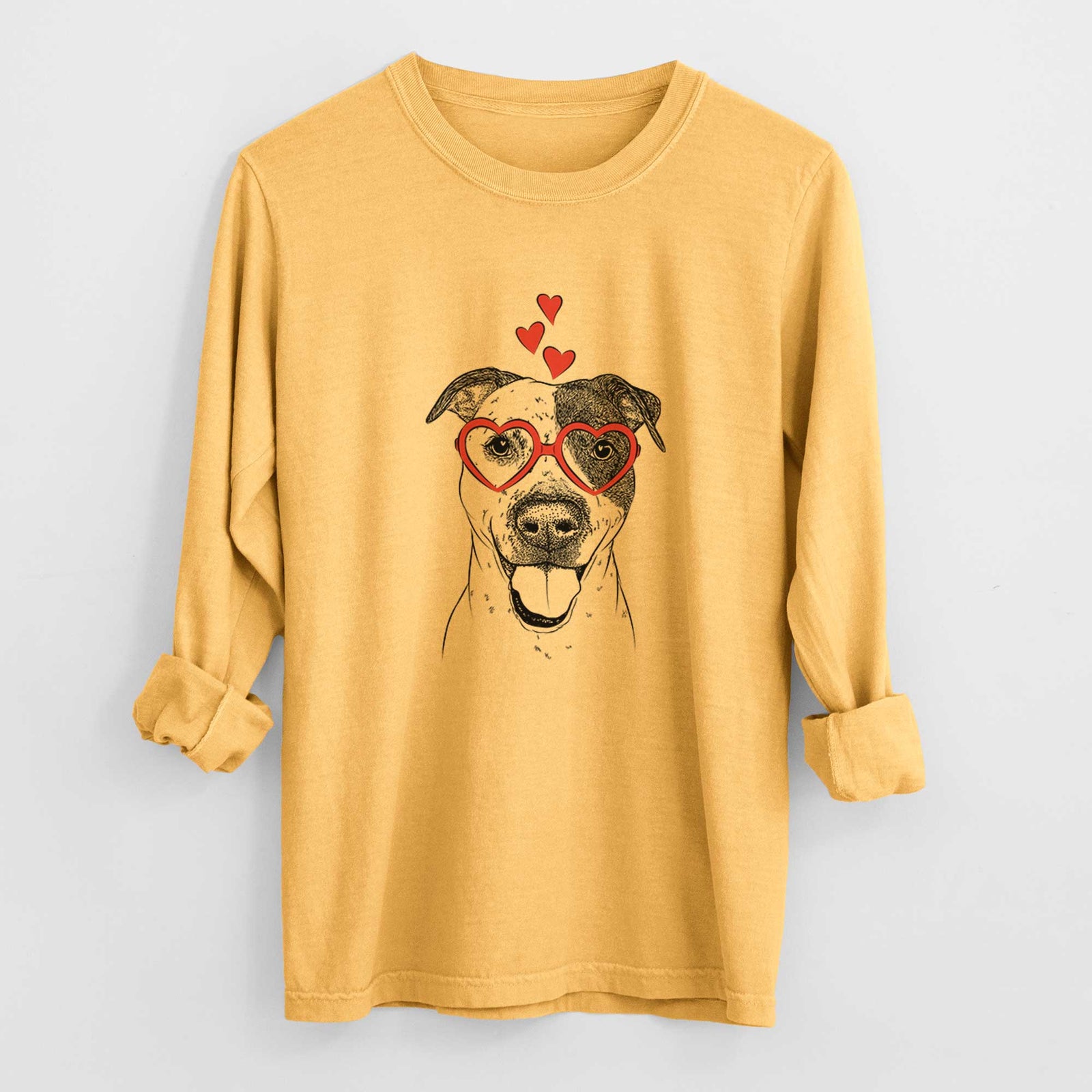 Valentine Simon the Mixed Breed - Heavyweight 100% Cotton Long Sleeve