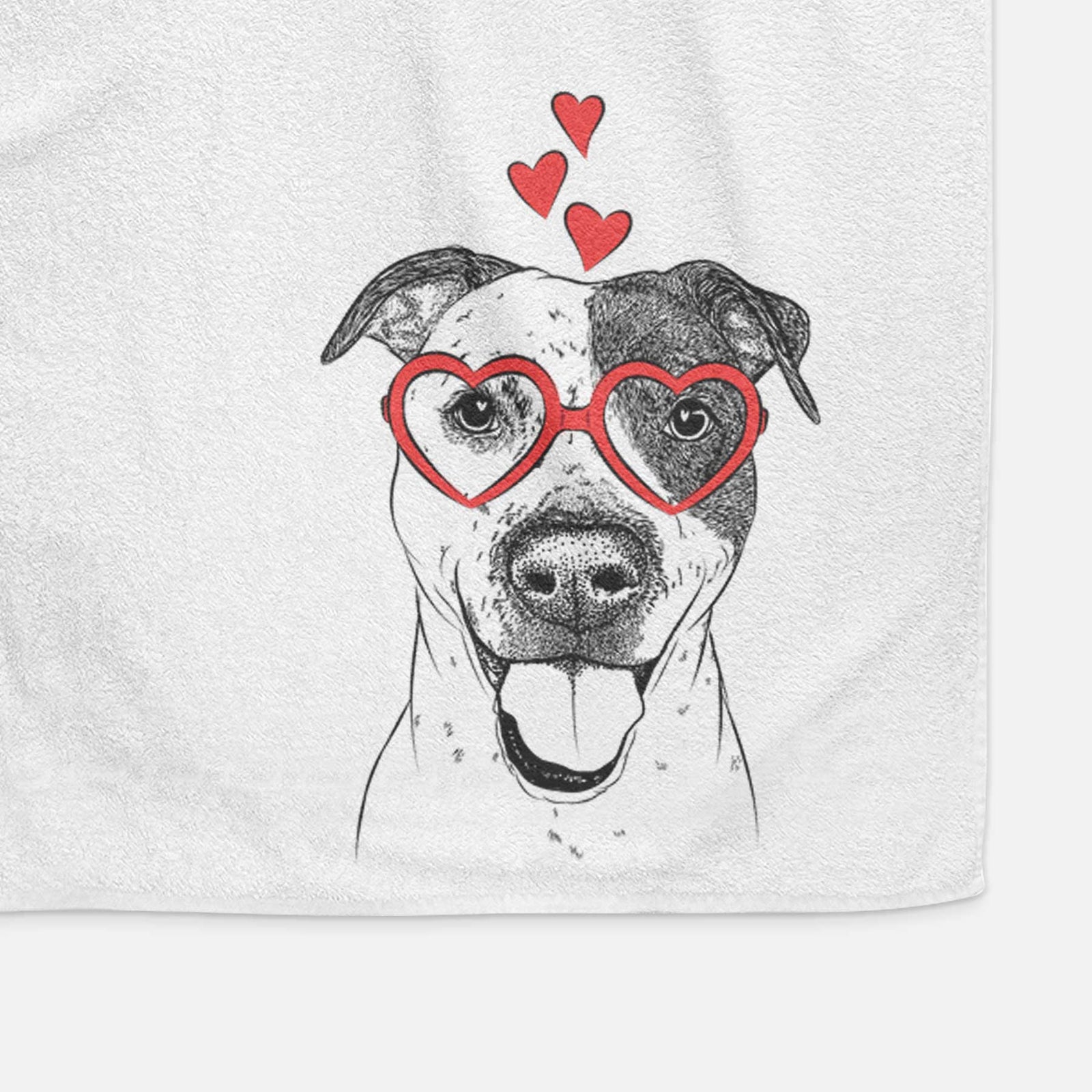 Simon the Mixed Breed Decorative Hand Towel