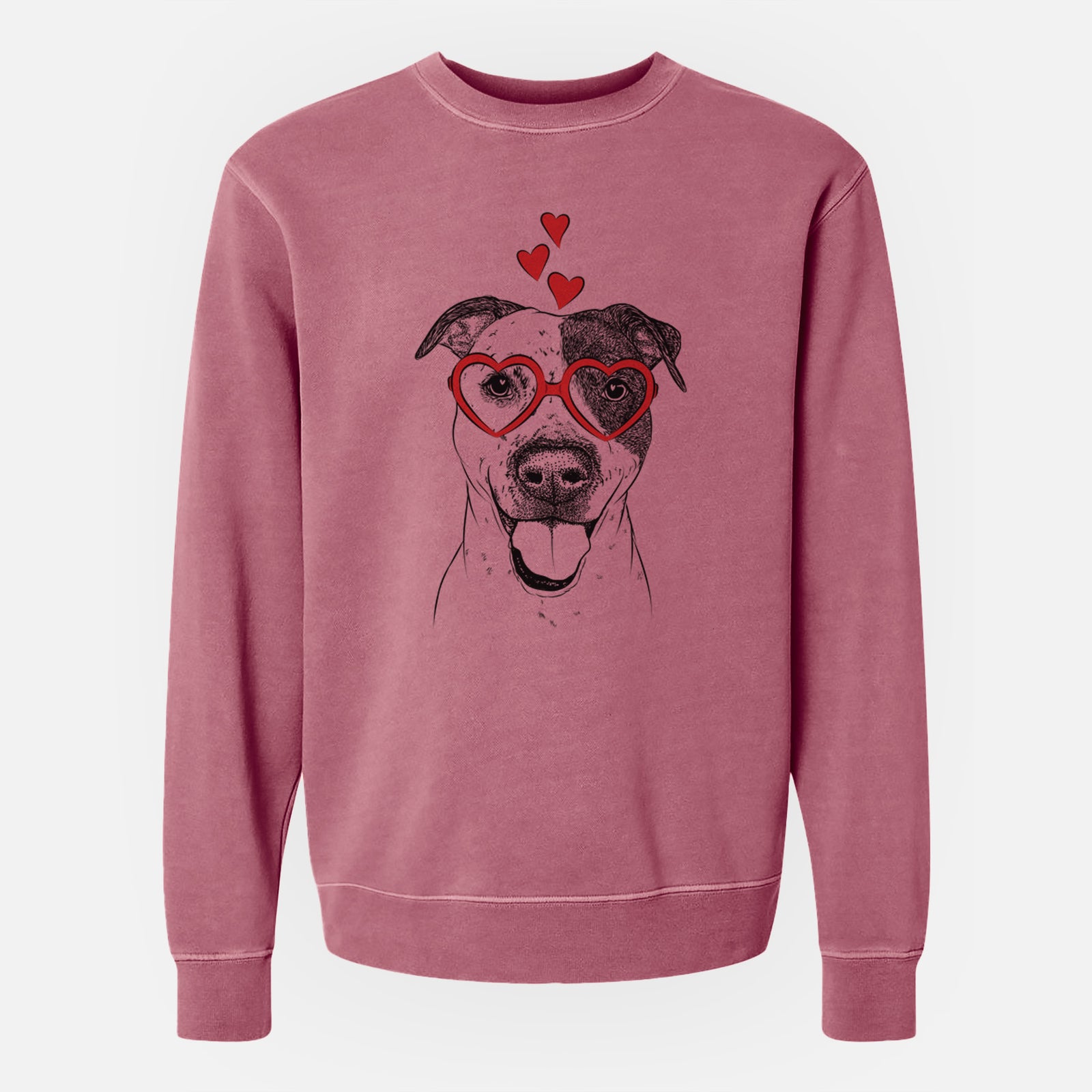 Valentine Simon the Mixed Breed - Unisex Pigment Dyed Crew Sweatshirt