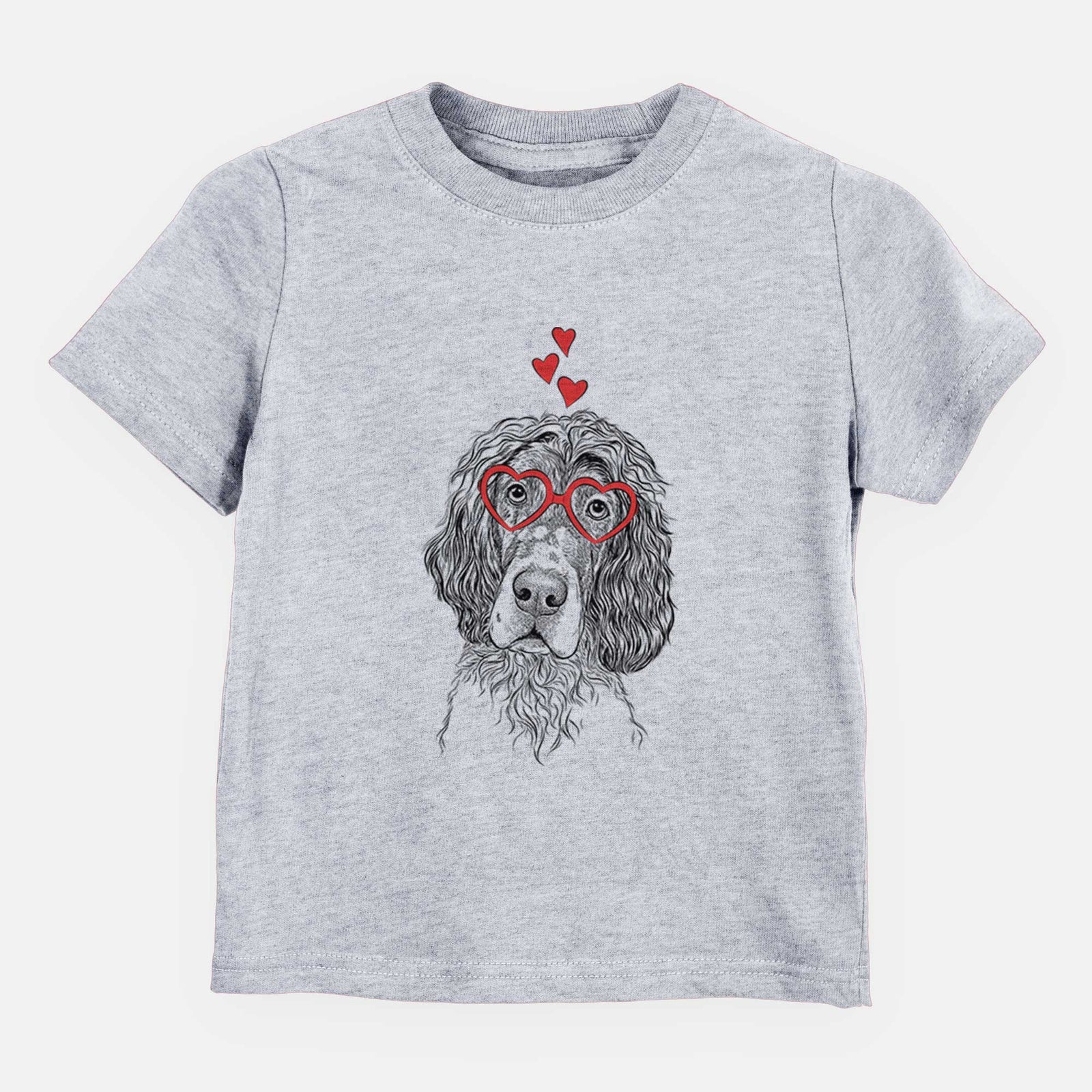 Valentine Sir Rexford the Blue Belton English Setter - Kids/Youth/Toddler Shirt