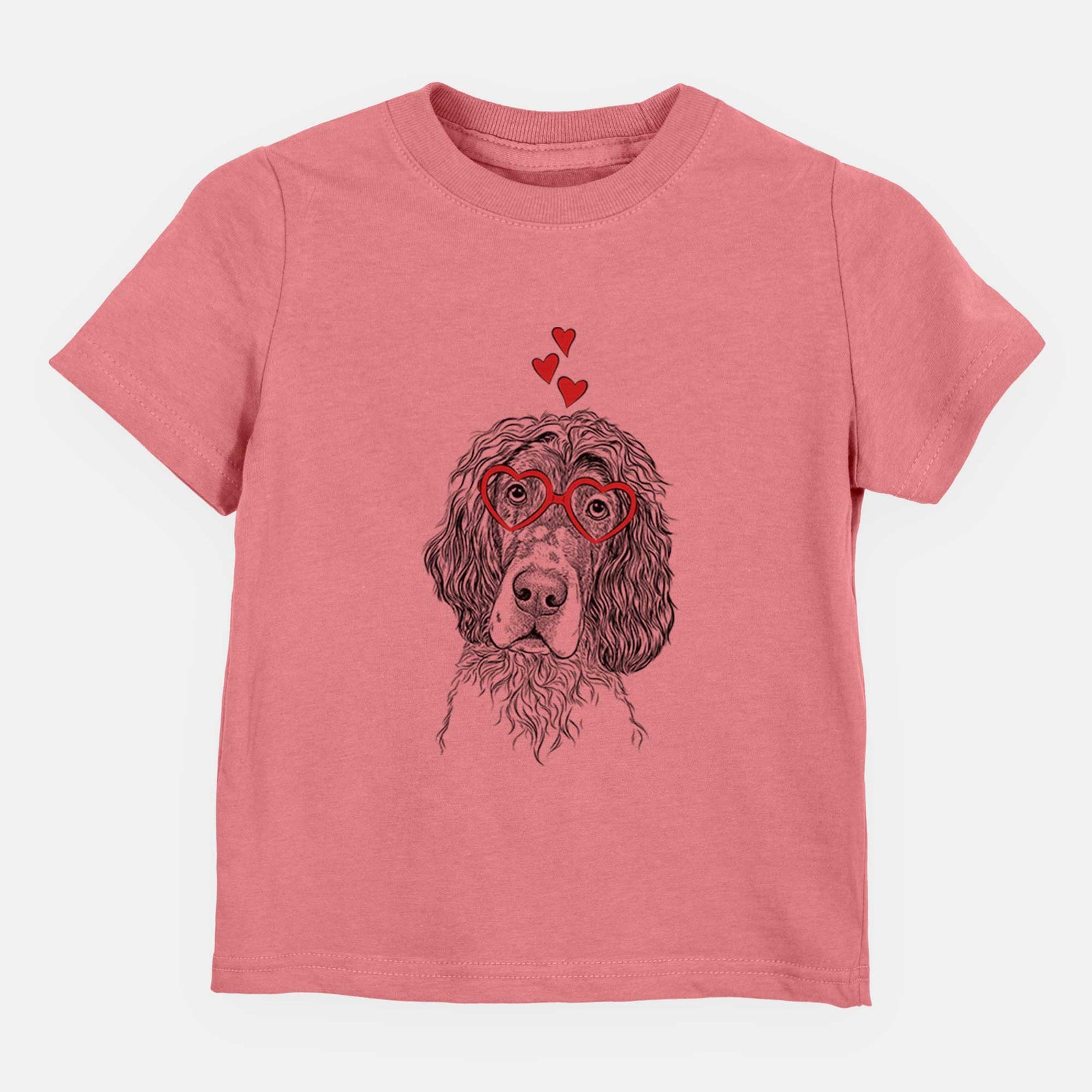 Valentine Sir Rexford the Blue Belton English Setter - Kids/Youth/Toddler Shirt