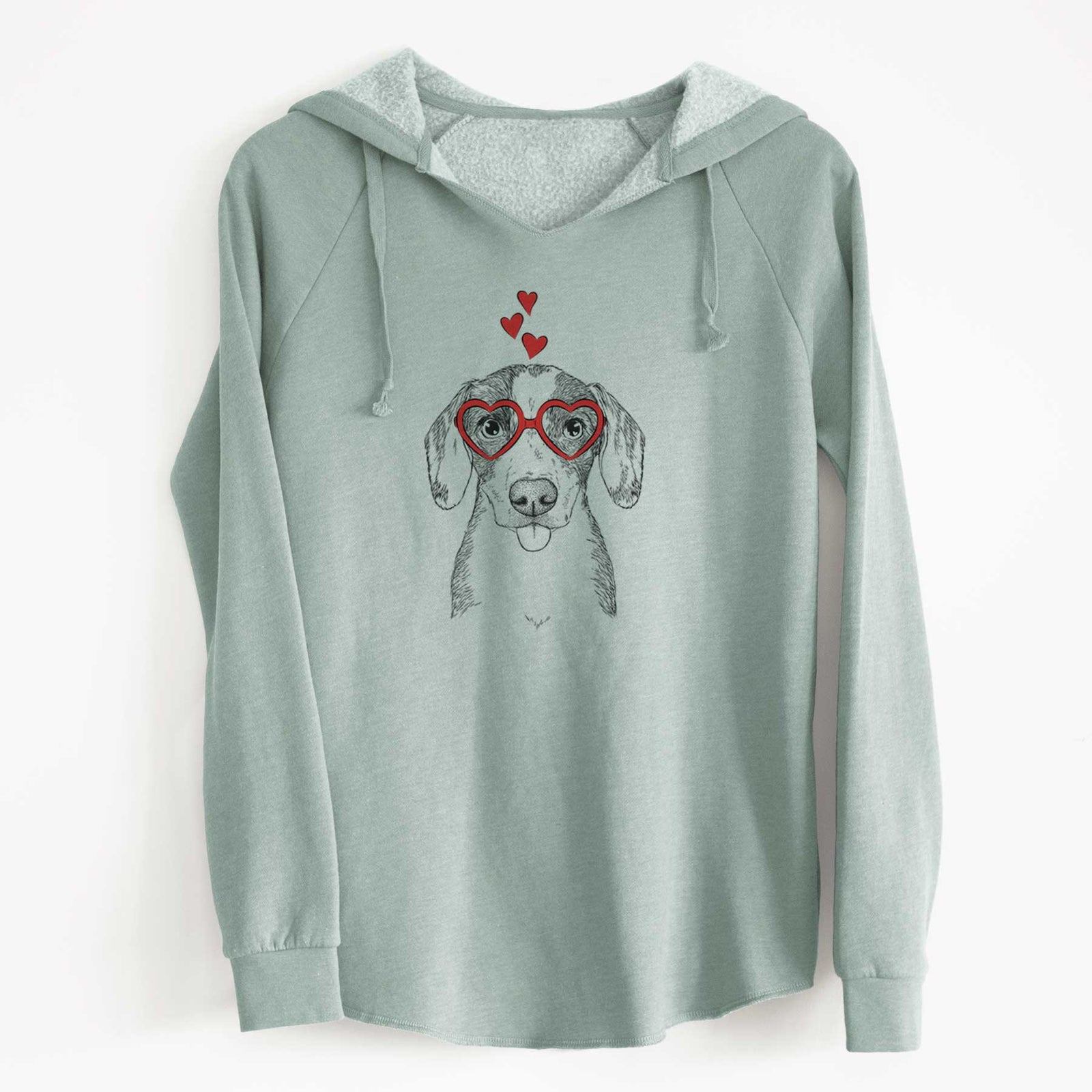 Valentine SophiePea the Mixed Breed - Cali Wave Hooded Sweatshirt