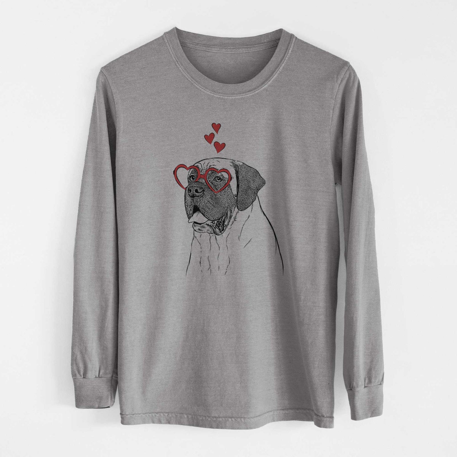 Valentine Sterling the English Mastiff - Heavyweight 100% Cotton Long Sleeve
