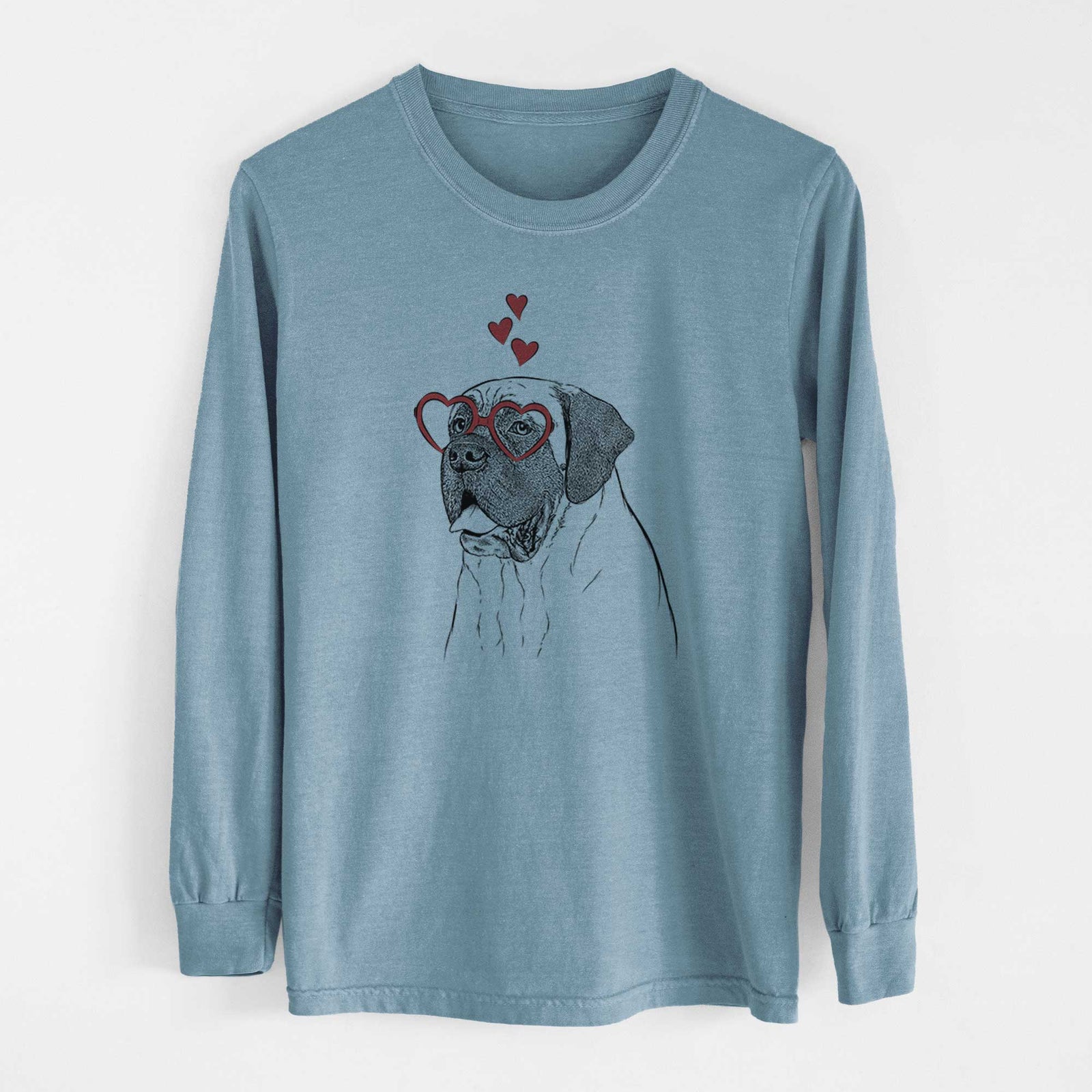 Valentine Sterling the English Mastiff - Heavyweight 100% Cotton Long Sleeve