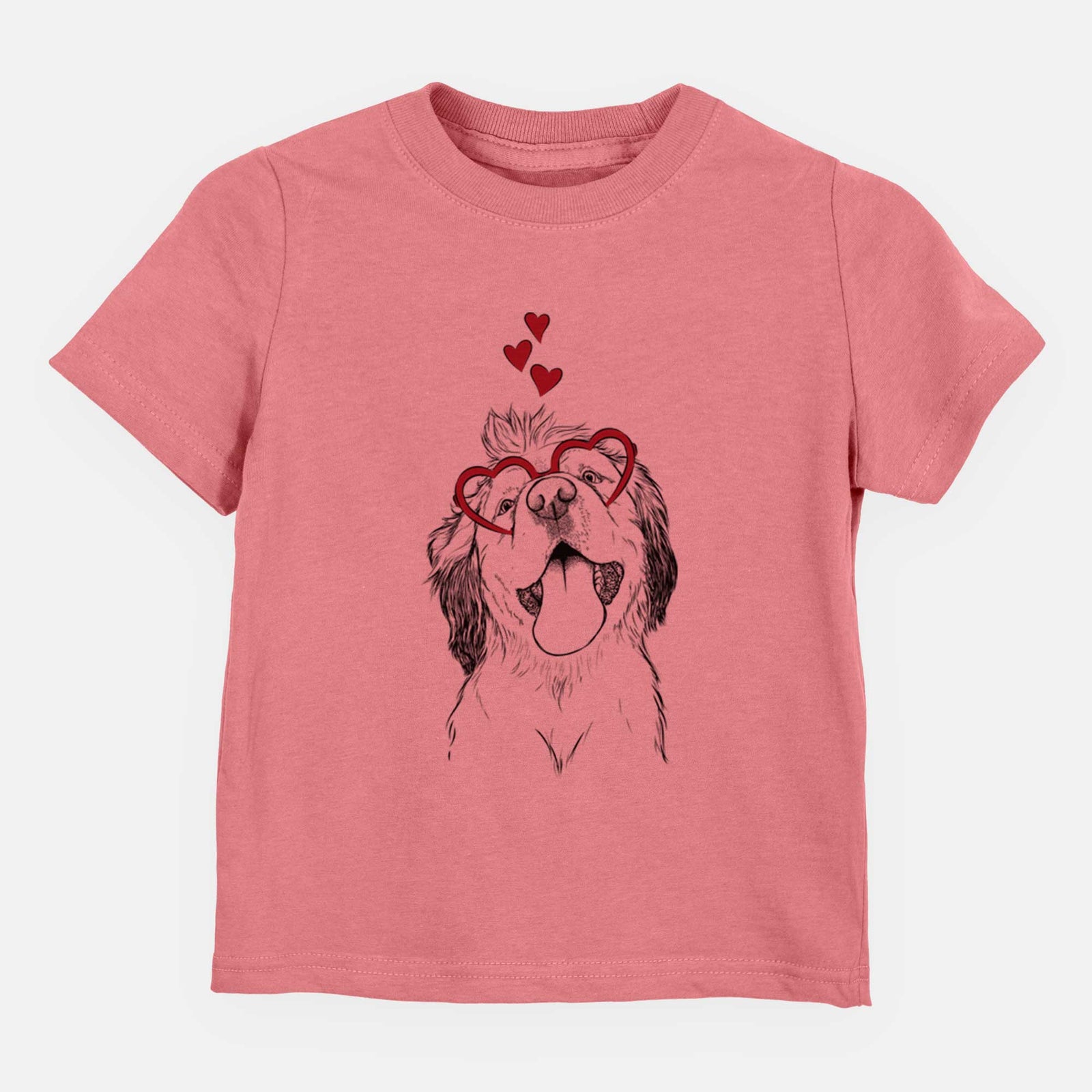 Valentine Sven the Double Merle Spaniel Aussie Mix - Kids/Youth/Toddler Shirt