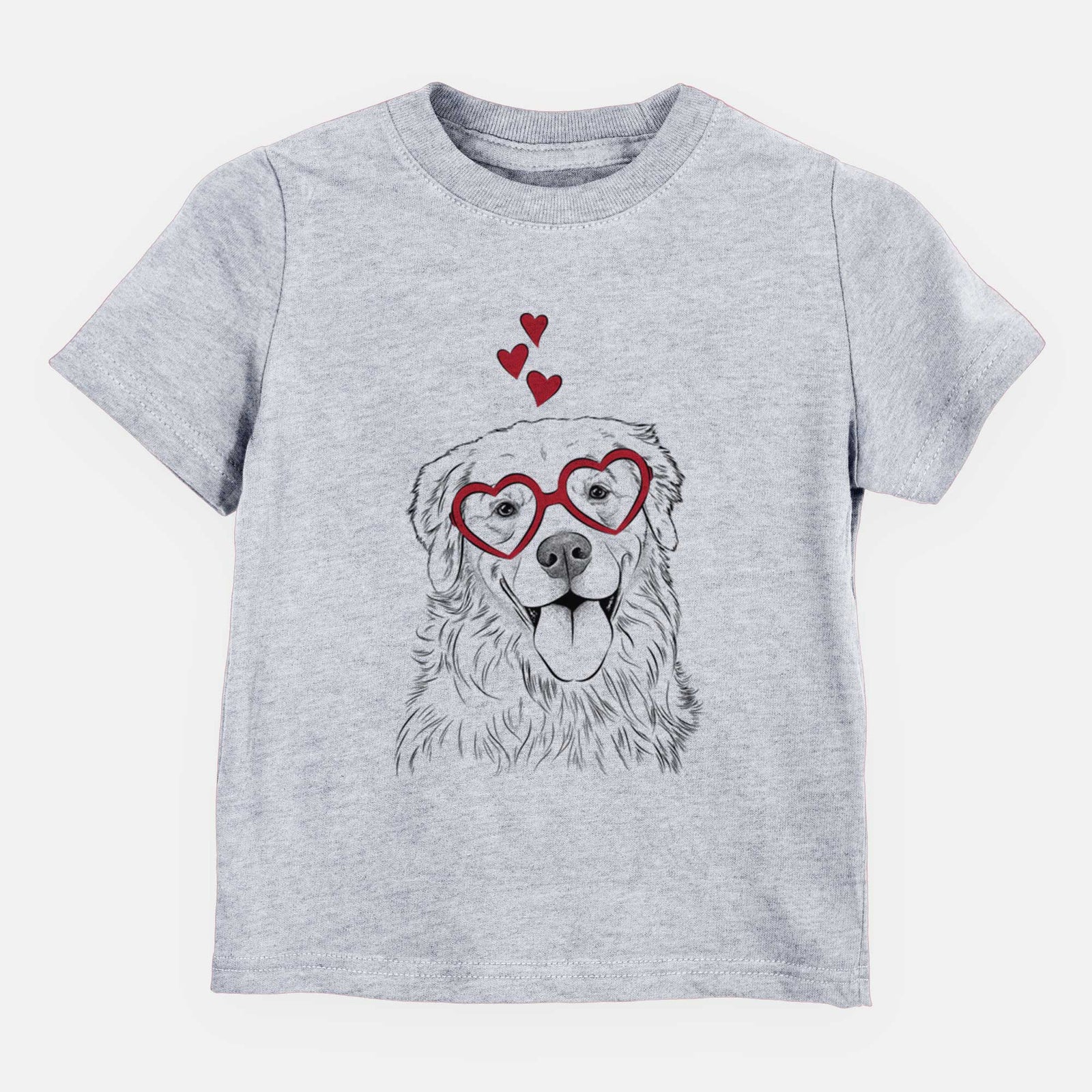 Valentine Ticket the Golden Retriever - Kids/Youth/Toddler Shirt
