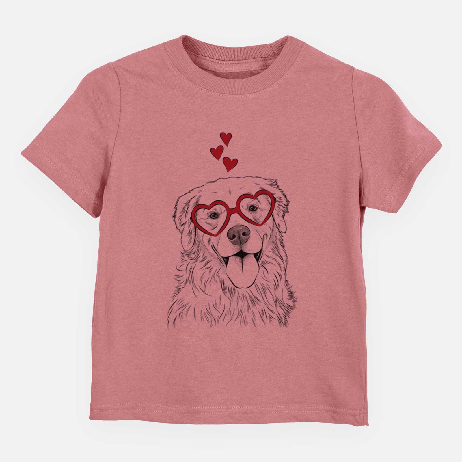 Valentine Ticket the Golden Retriever - Kids/Youth/Toddler Shirt