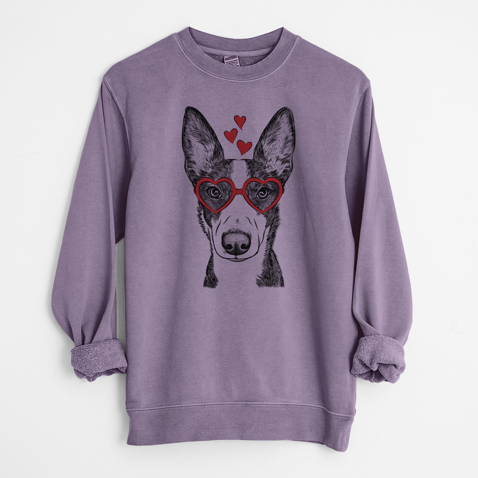 Valentine Tigm the Bippet - Unisex Pigment Dyed Crew Sweatshirt