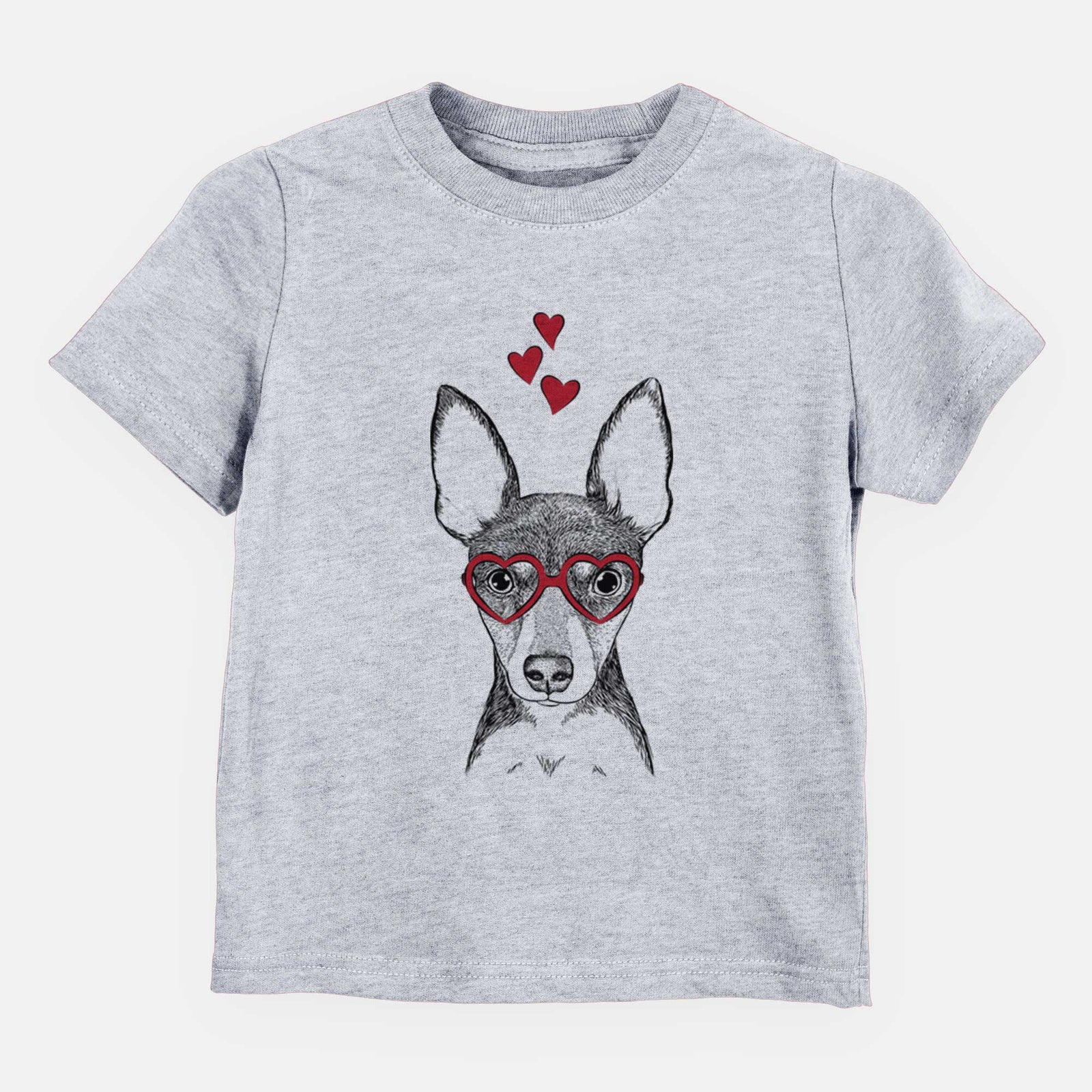 Valentine Tiny the Toy Fox Terrier - Kids/Youth/Toddler Shirt