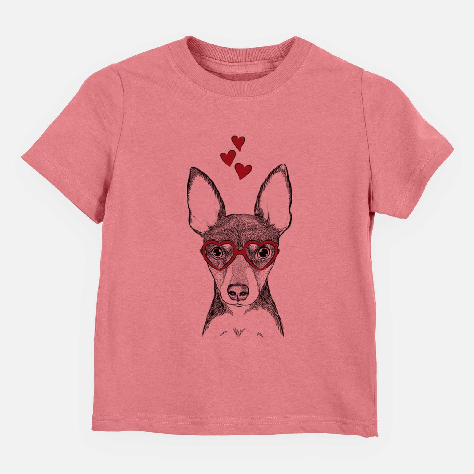 Valentine Tiny the Toy Fox Terrier - Kids/Youth/Toddler Shirt